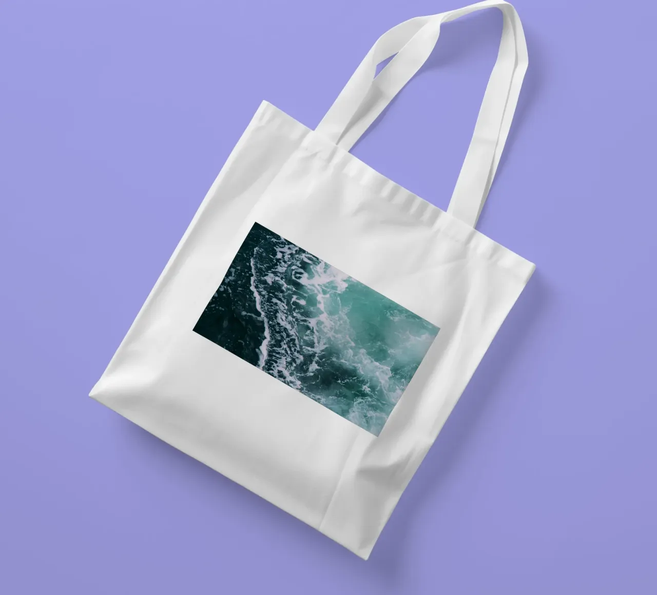 Ocean Waves tote bag by susea
