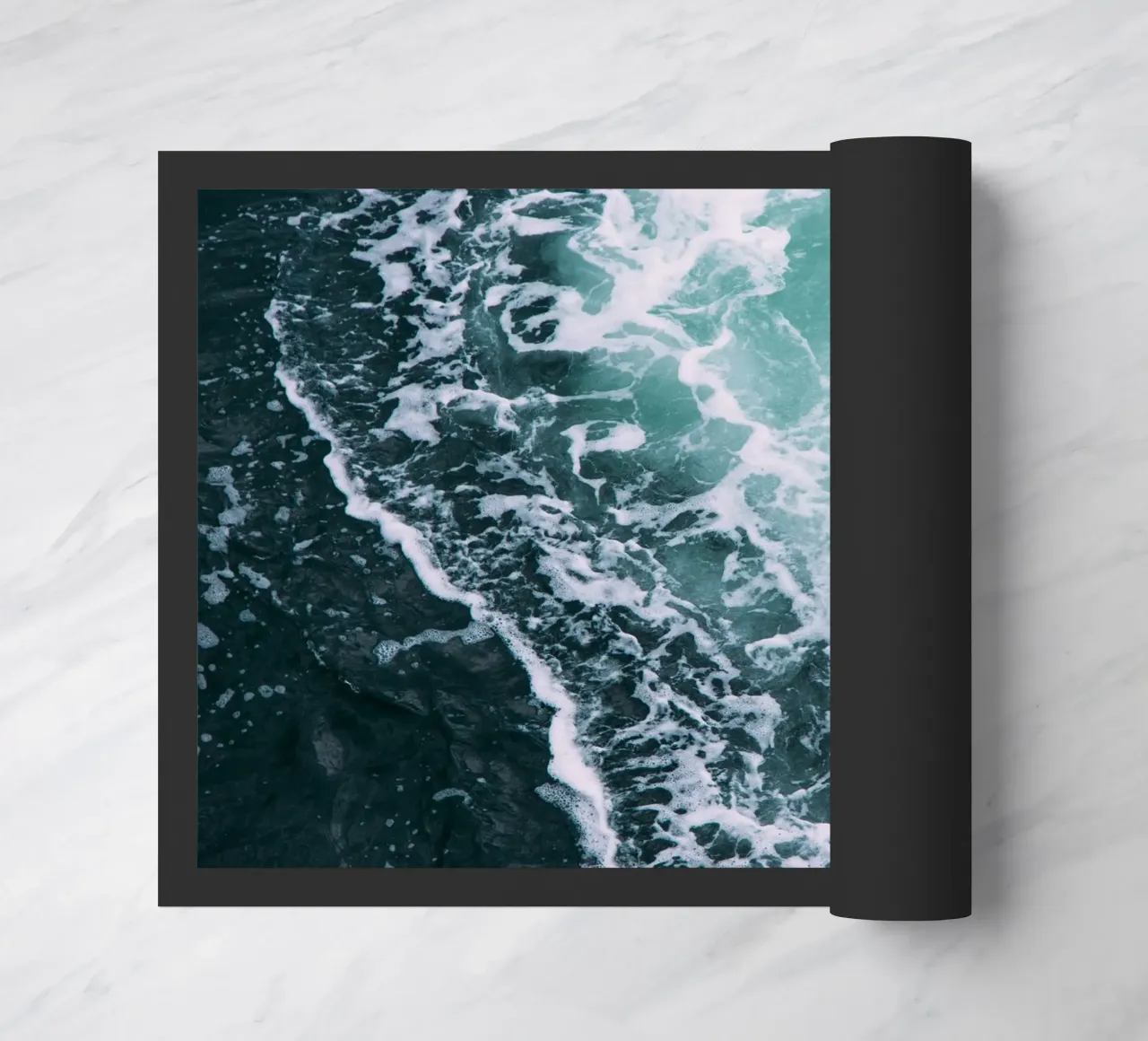 Ocean Waves doormat by susea