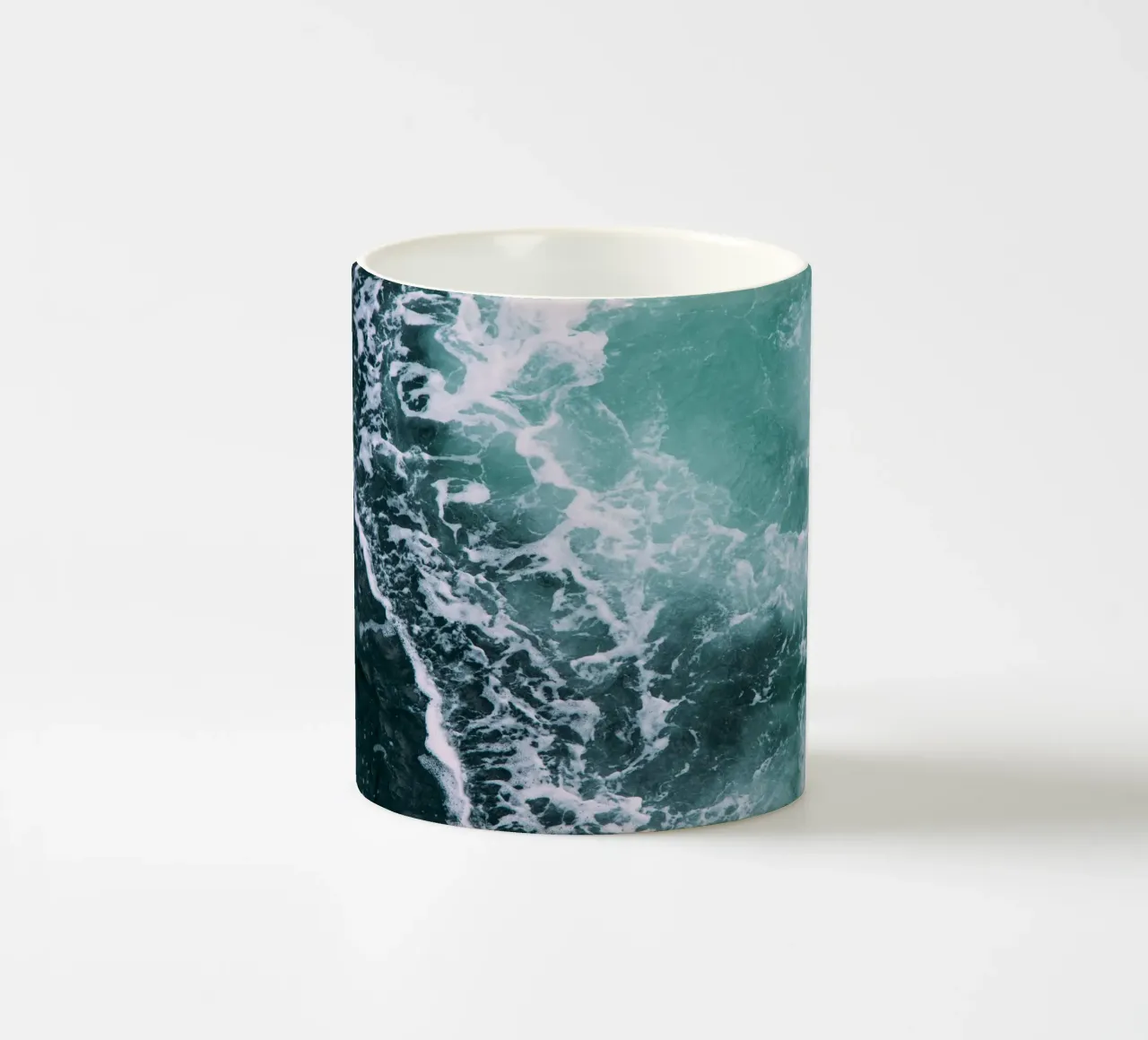 Ocean Waves ceramic mug by susea