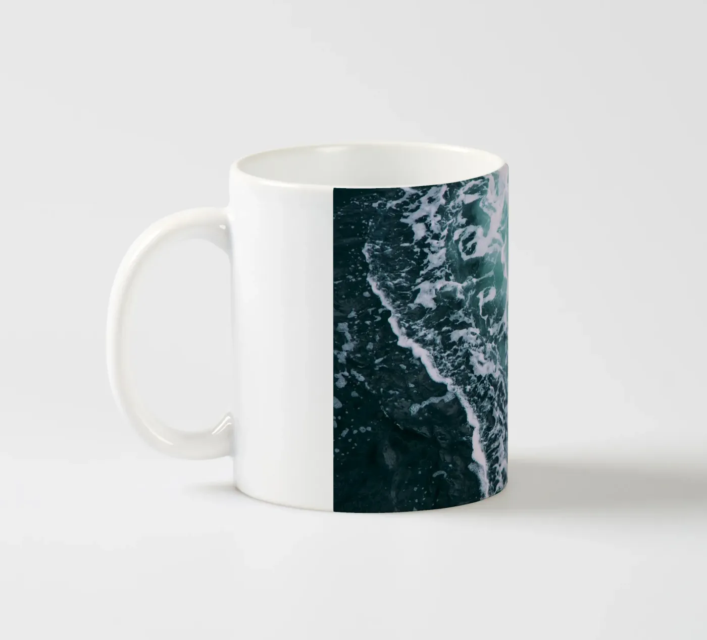 Ocean Waves Keramik Tasse von susea