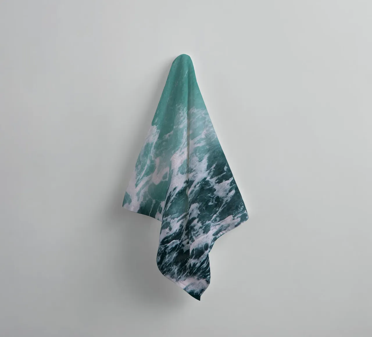 Ocean Waves towel by susea