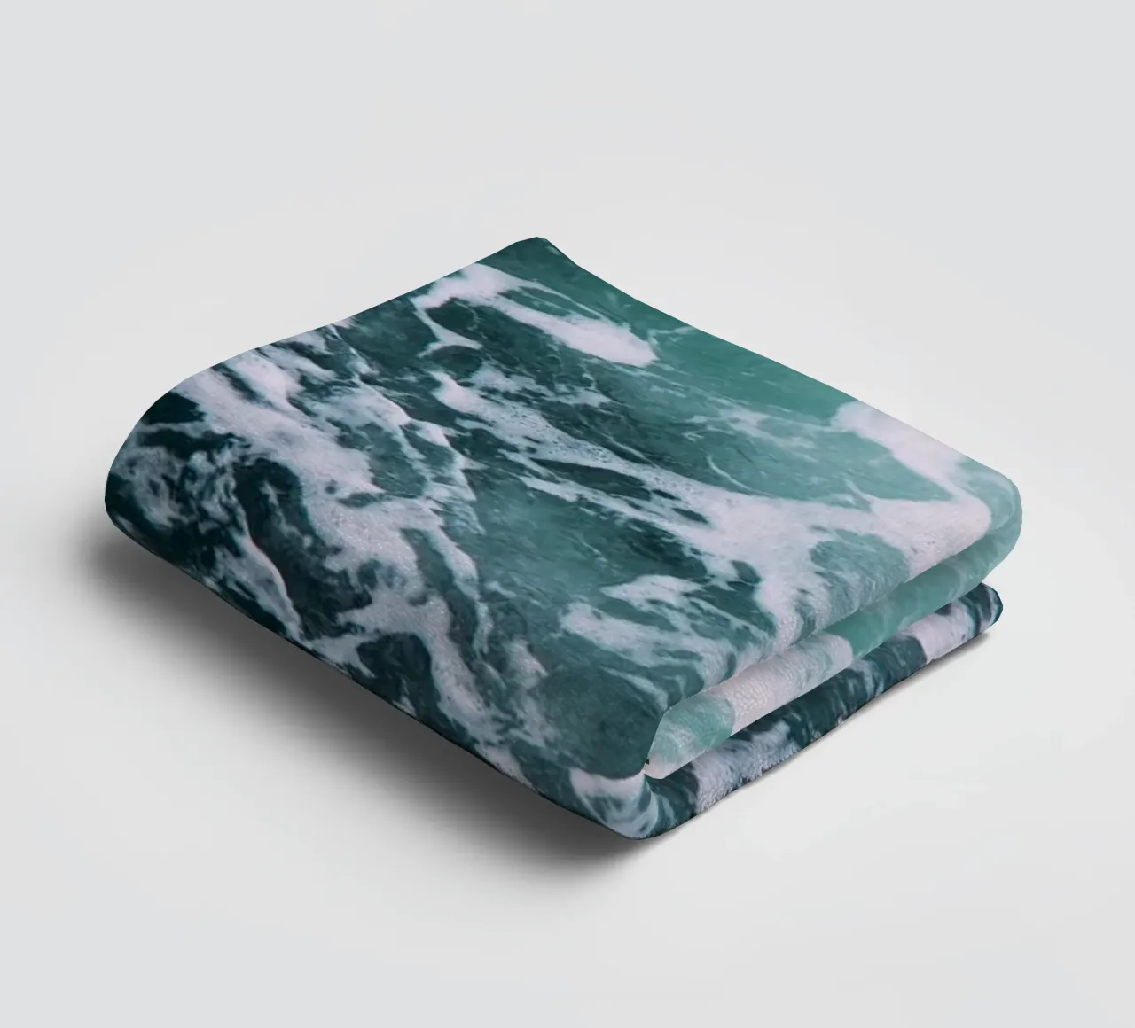 Ocean Waves towel by susea