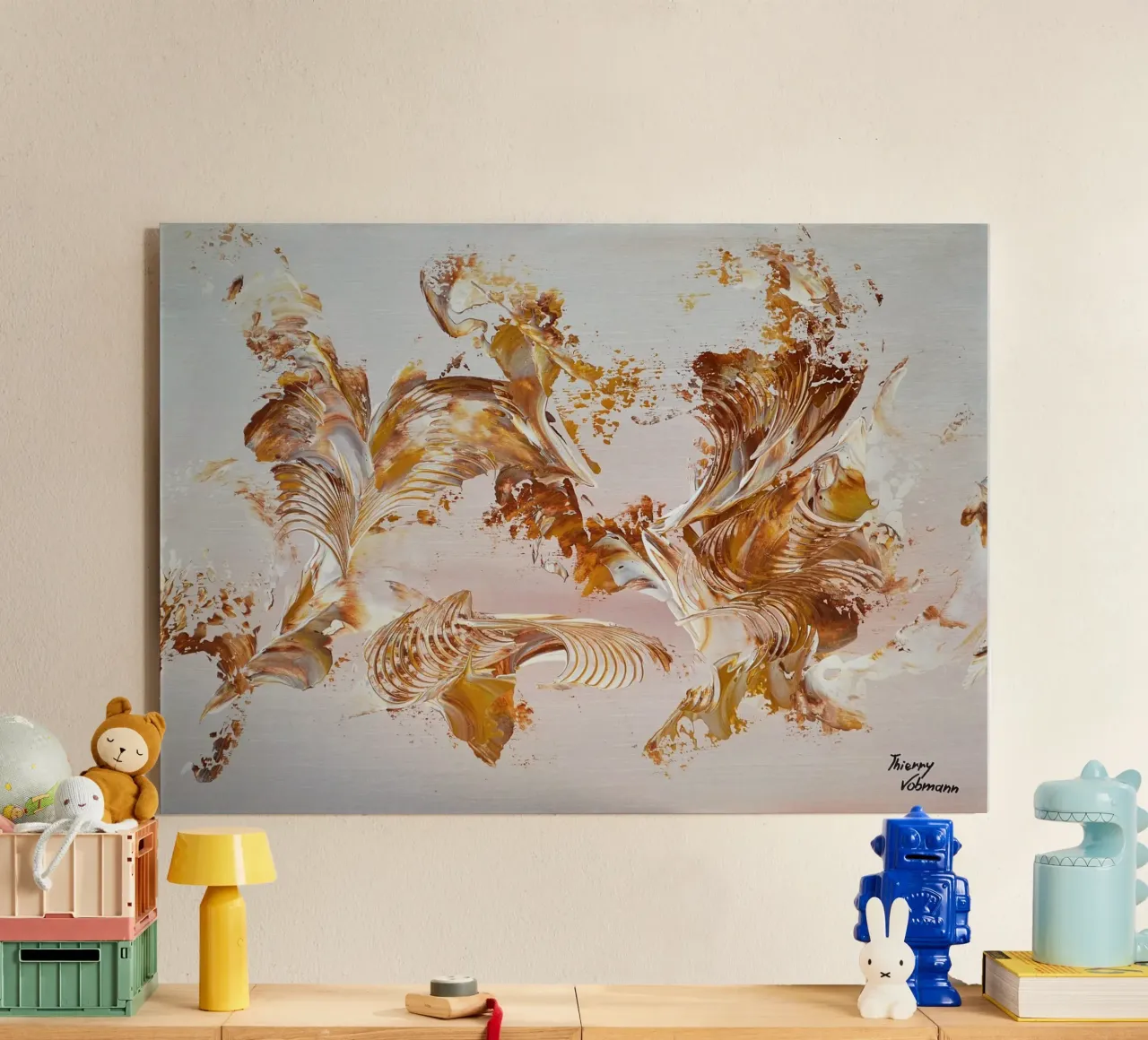 IDEAL GIFT 123 plexiglass da Thierry Vobmann Abstract painting