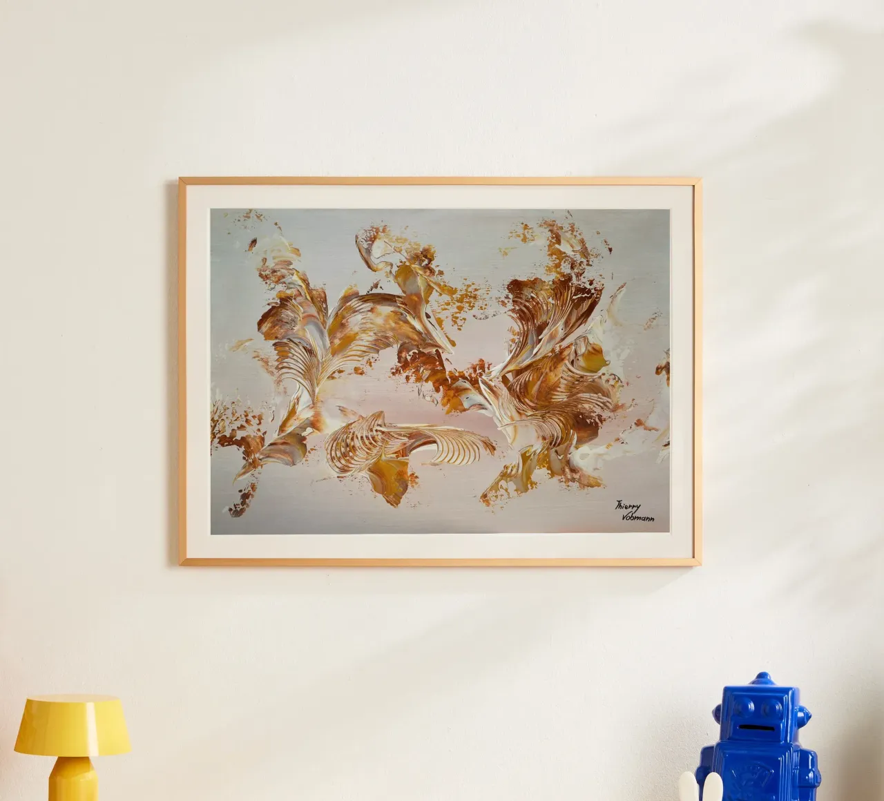 IDEAL GIFT 123 carta hahnemühle da Thierry Vobmann Abstract painting