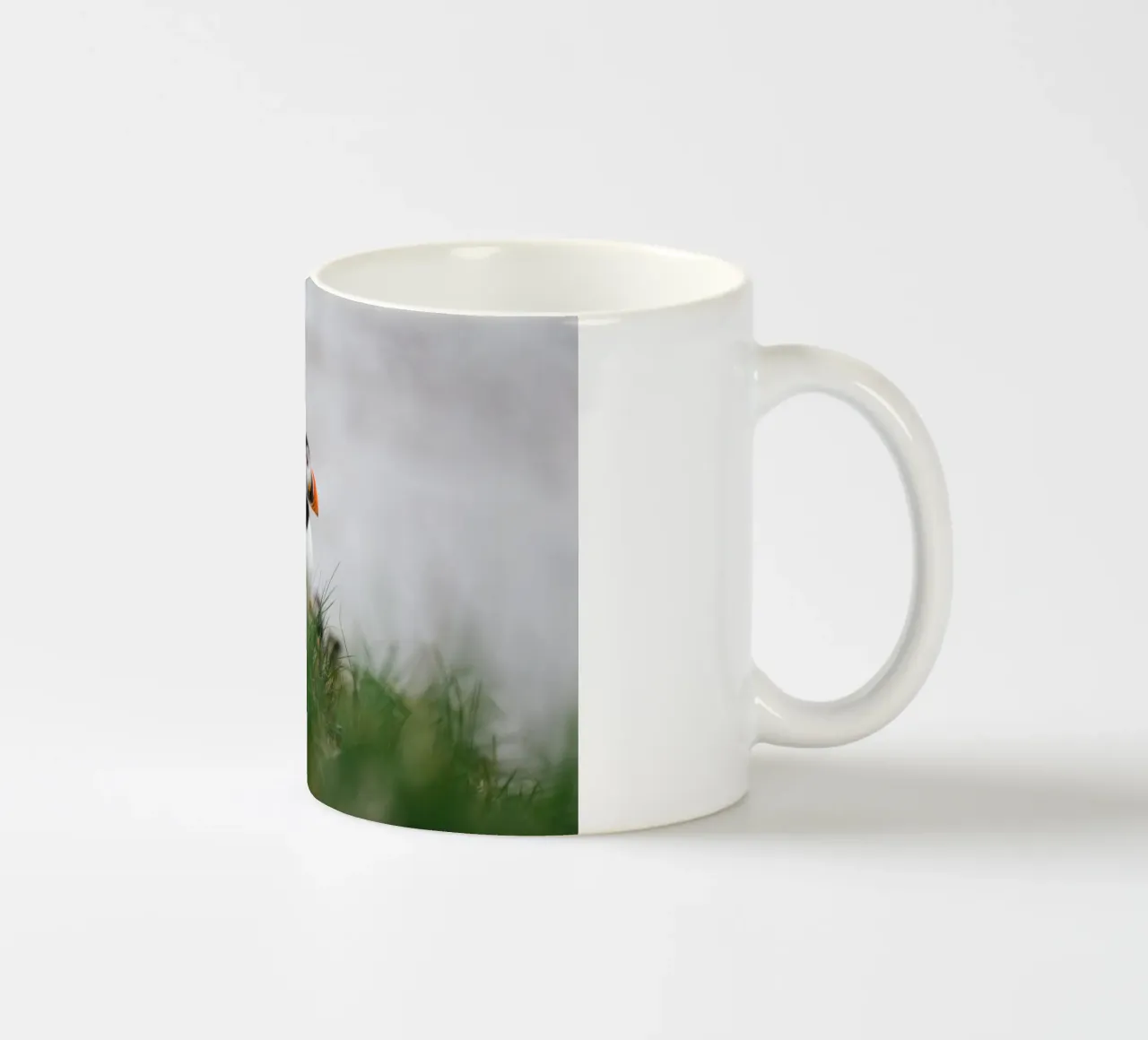 Puffin in Scotland tazza in ceramica da susea