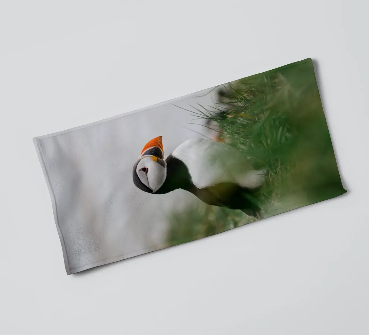 Puffin in Scotland asciugamano da bagno da susea