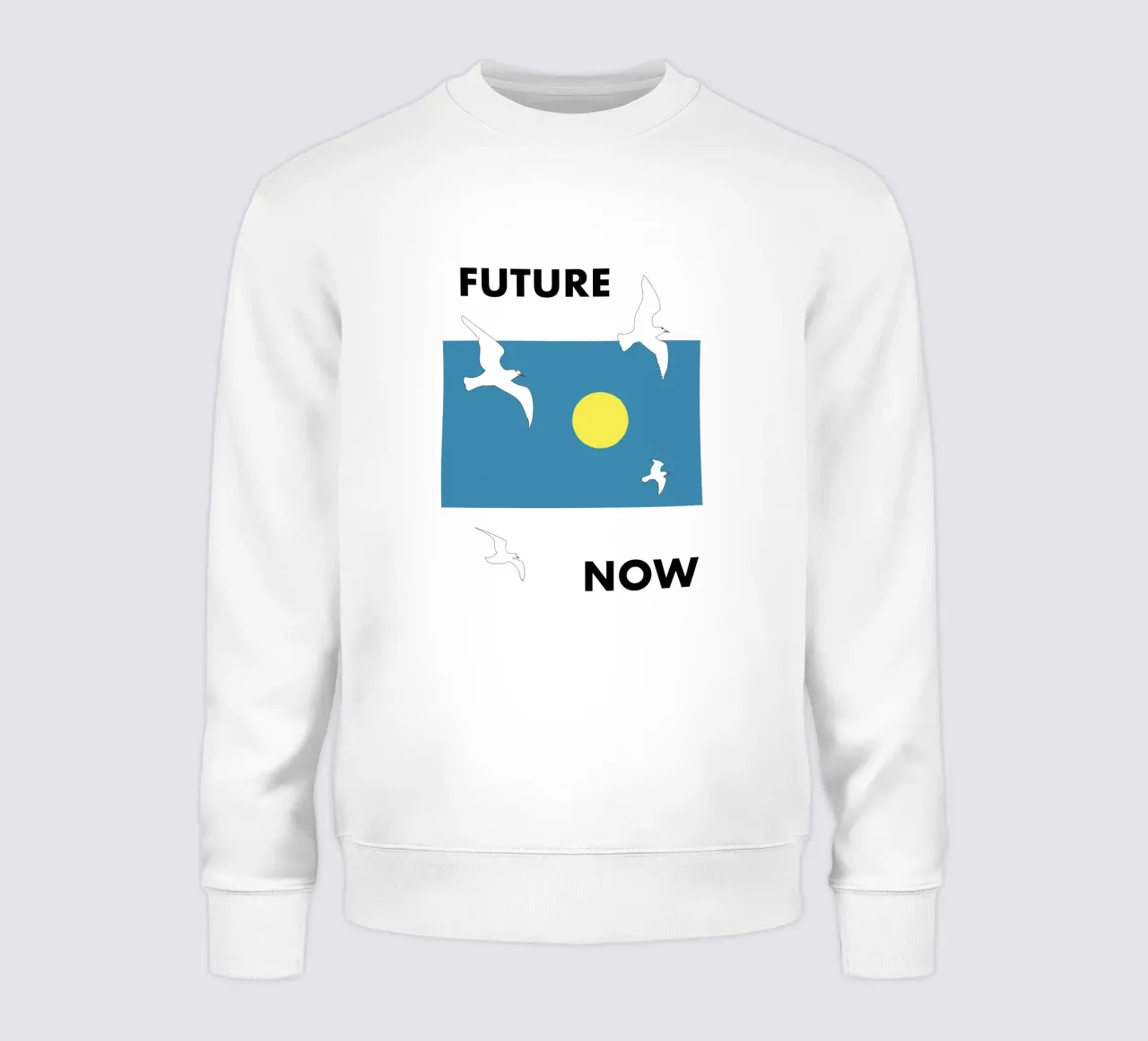 FUTURO ORA - GABBIANI felpa da natural neutral
