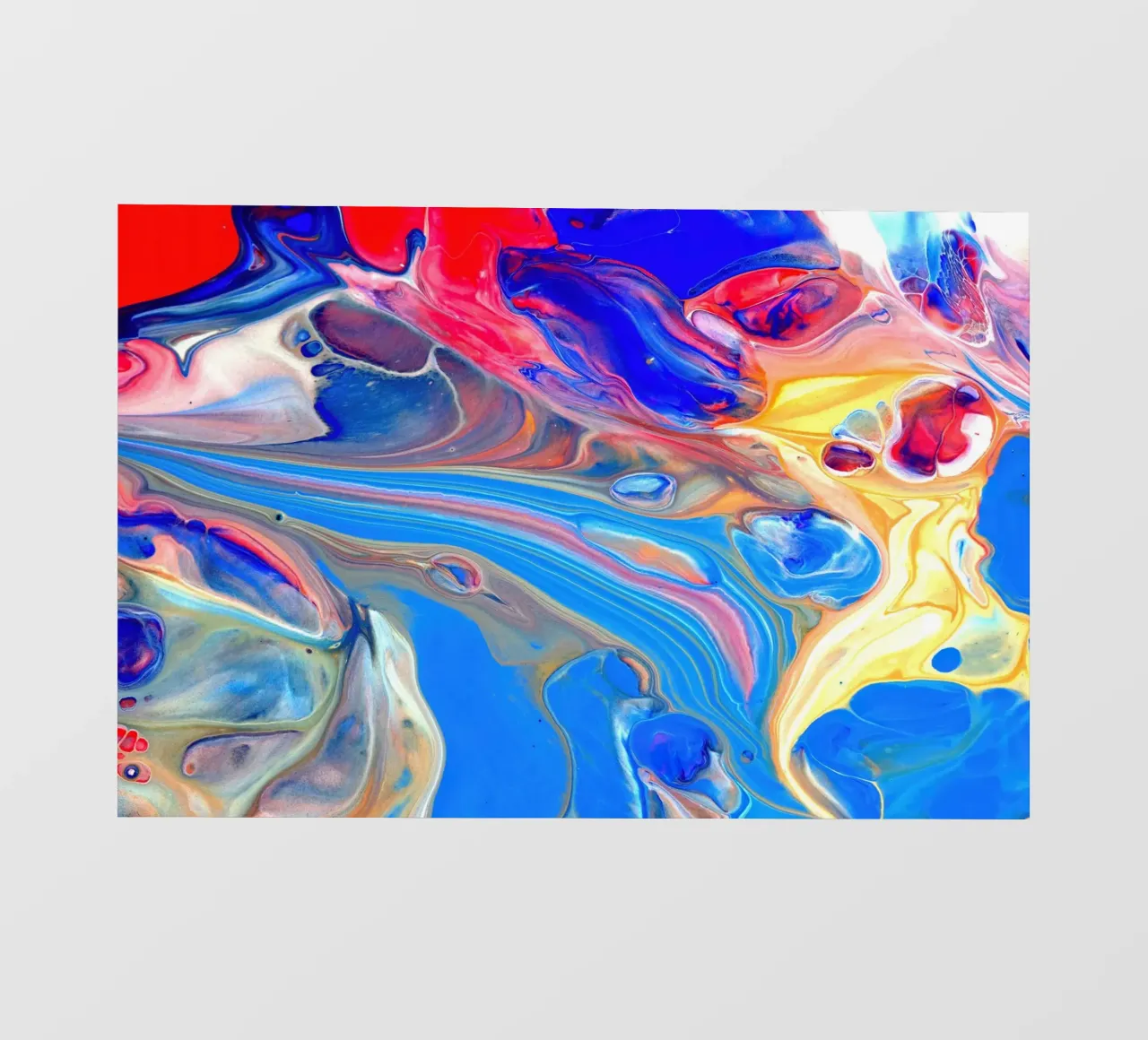 Sfondo di vernice acrilica che cola, colori di lusso pellicola backlit da 🎁 ARTVI-SHOP