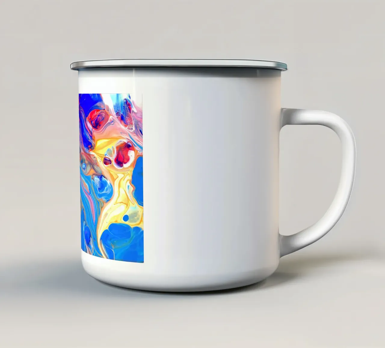 Sfondo di vernice acrilica che cola, colori di lusso tazza in smalto da ARTVI-SHOP