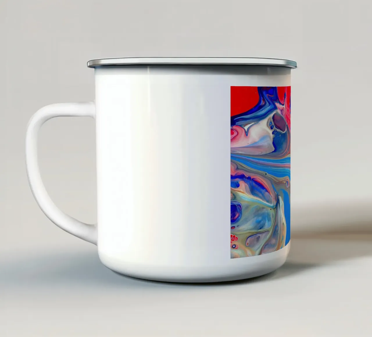 Sfondo di vernice acrilica che cola, colori di lusso tazza in smalto da ARTVI-SHOP