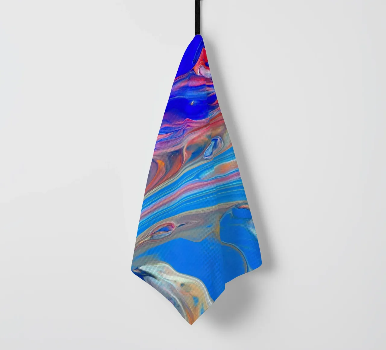 Sfondo di vernice acrilica che cola, colori di lusso canovaccio da cucina da 🎁 ARTVI-SHOP
