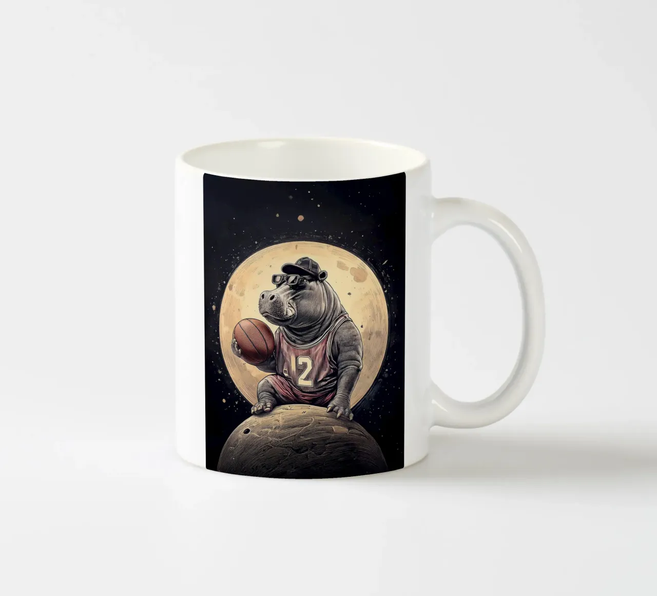 Hippo Moon tazza in ceramica da tylerstudio