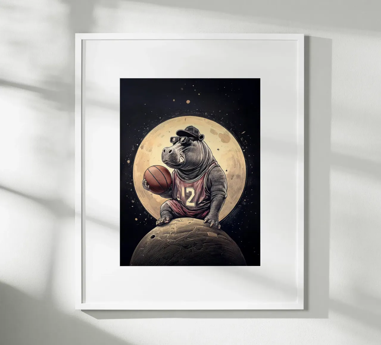 Hippo Moon poster da tylerstudio