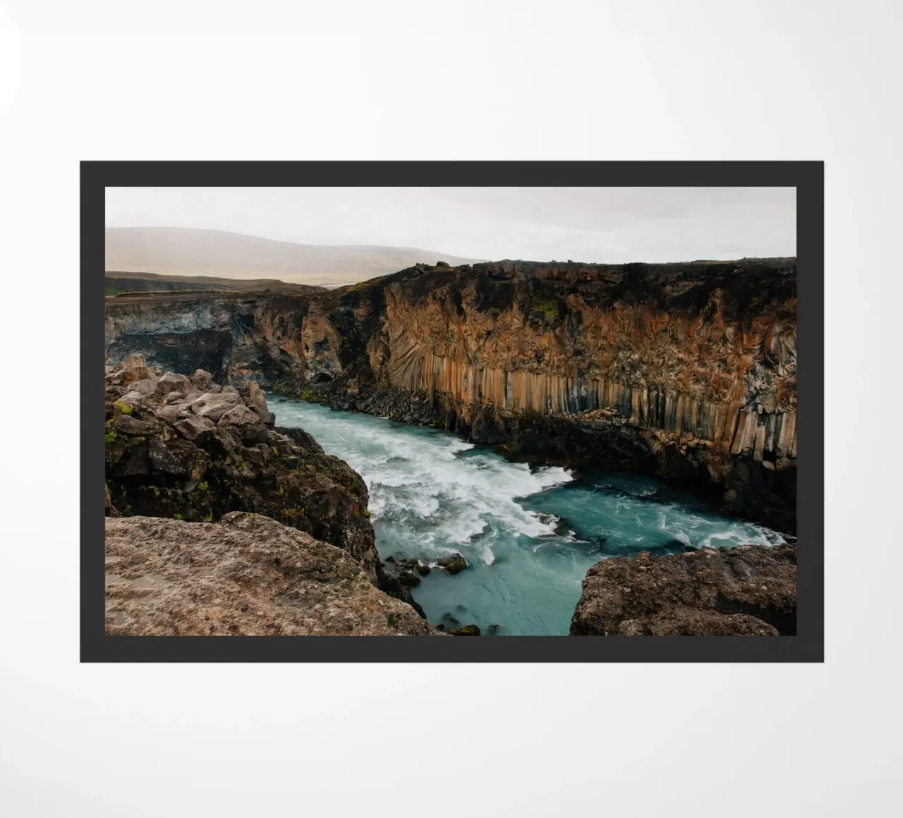 Landscape at Aldeyjarfoss on Iceland zerbino da susea