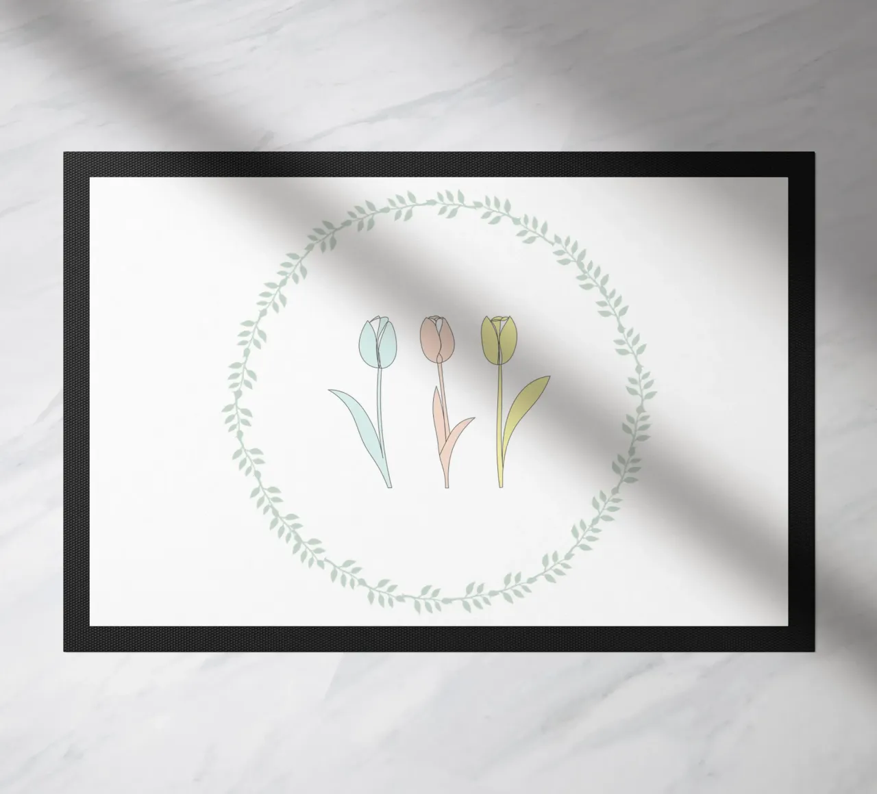 TULIP FLOWERS zerbino da natural neutral