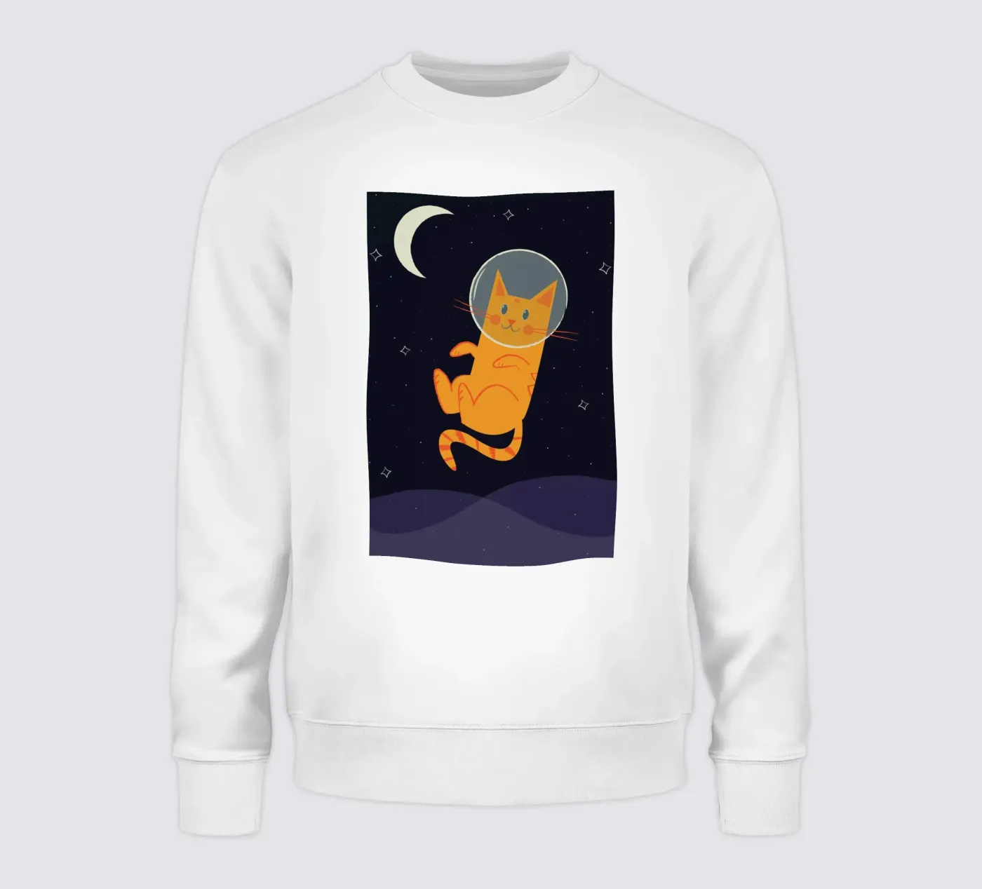 Floating Space Cat felpa da Karin Bijlsma