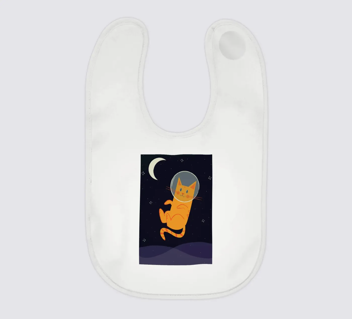 Floating Space Cat bavaglino da Karin Bijlsma