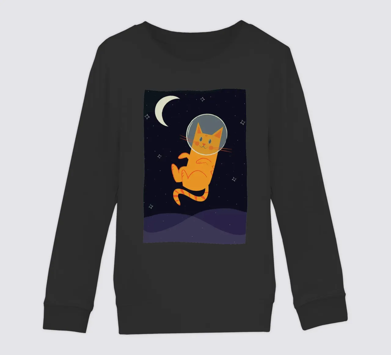Floating Space Cat felpa bambino da Karin Bijlsma