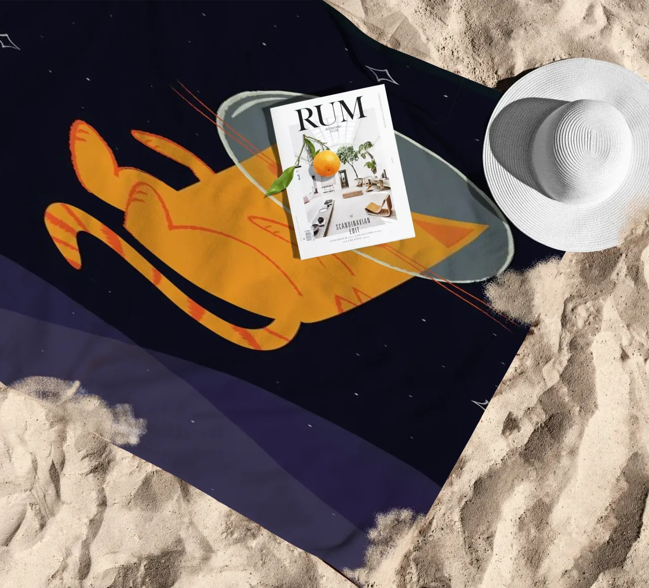 Floating Space Cat telo mare da Karin Bijlsma