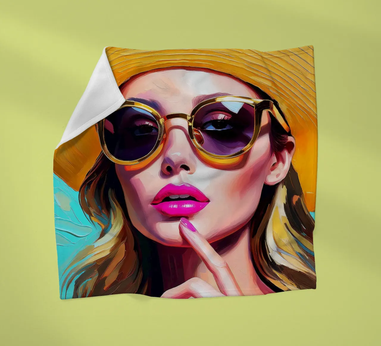 Occhiali da sole donna 2 coperta in pile da Take Your Art BV