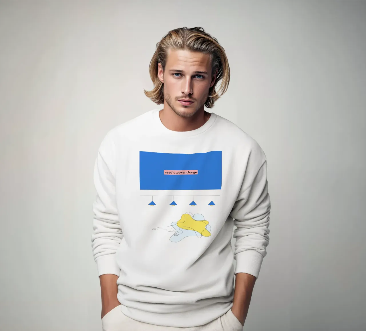 need a power charge felpa da natural neutral