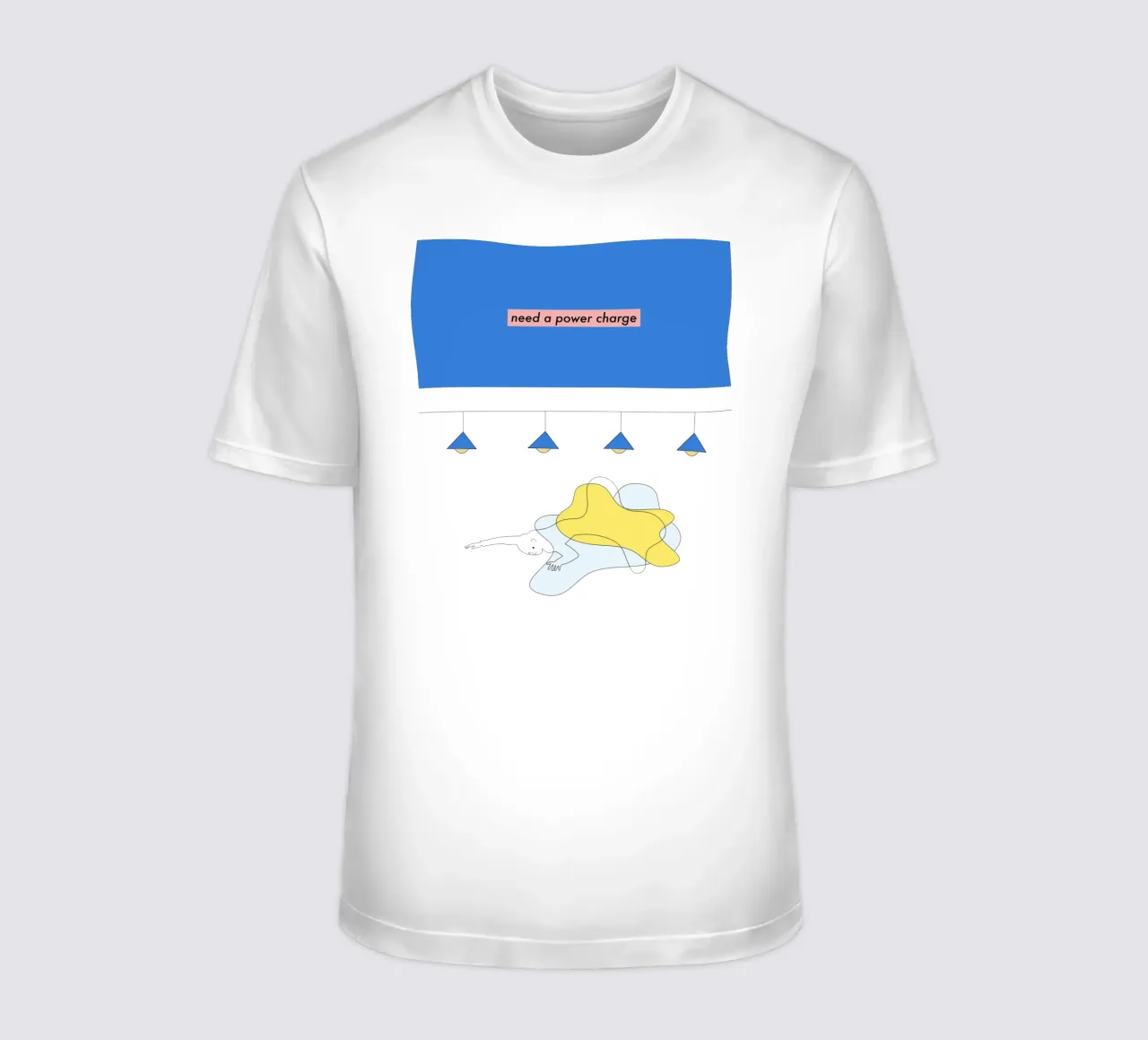 need a power charge t-shirt da natural neutral