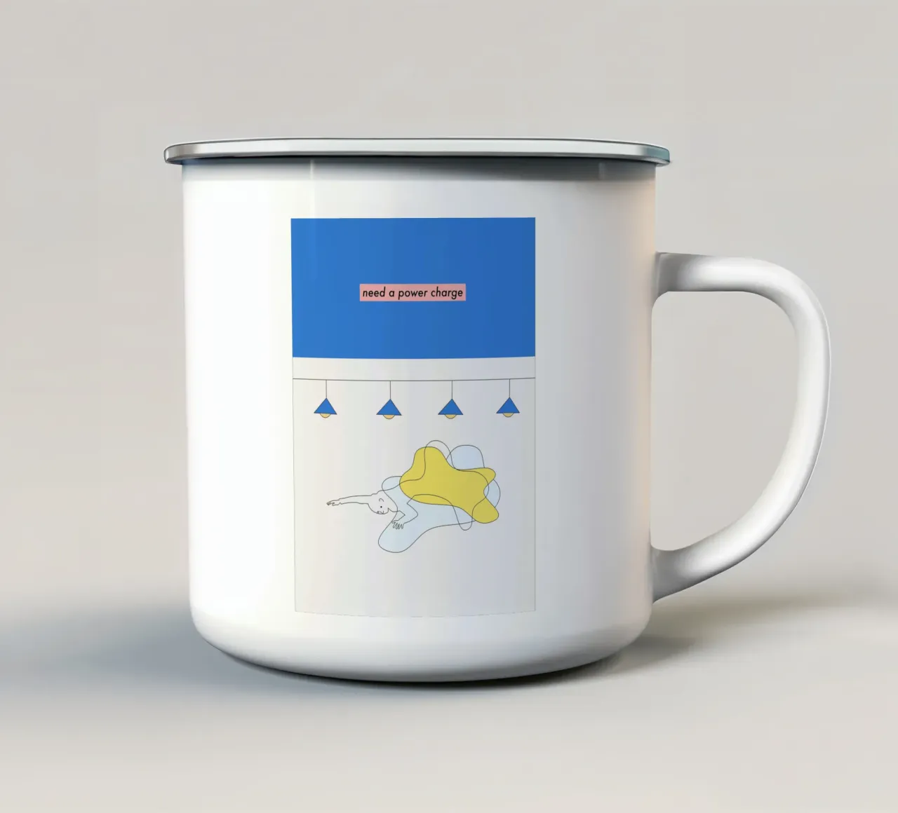 need a power charge tazza in smalto da natural neutral