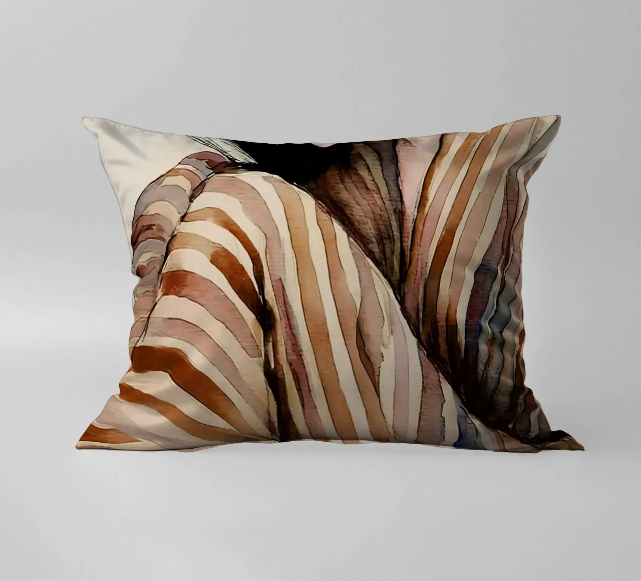 Donna in pigiama 1 cuscino da Take Your Art BV