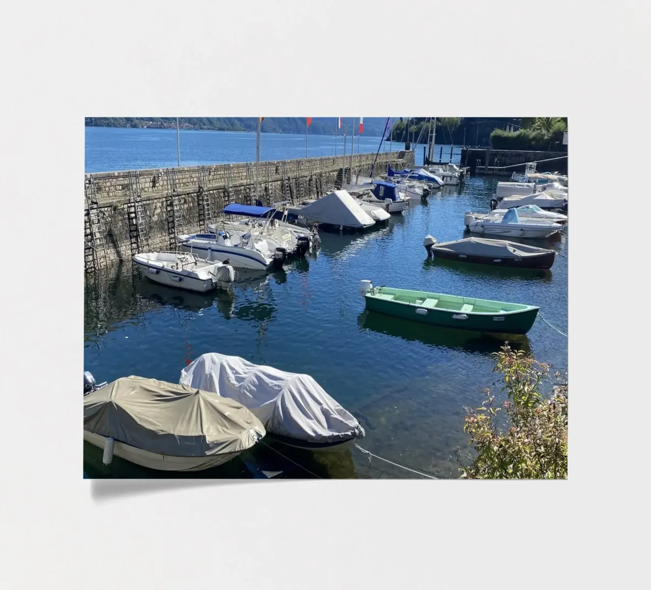 Lake Maggiore Cannobio sticker sheet by Alexandra Joseph Fotomomente