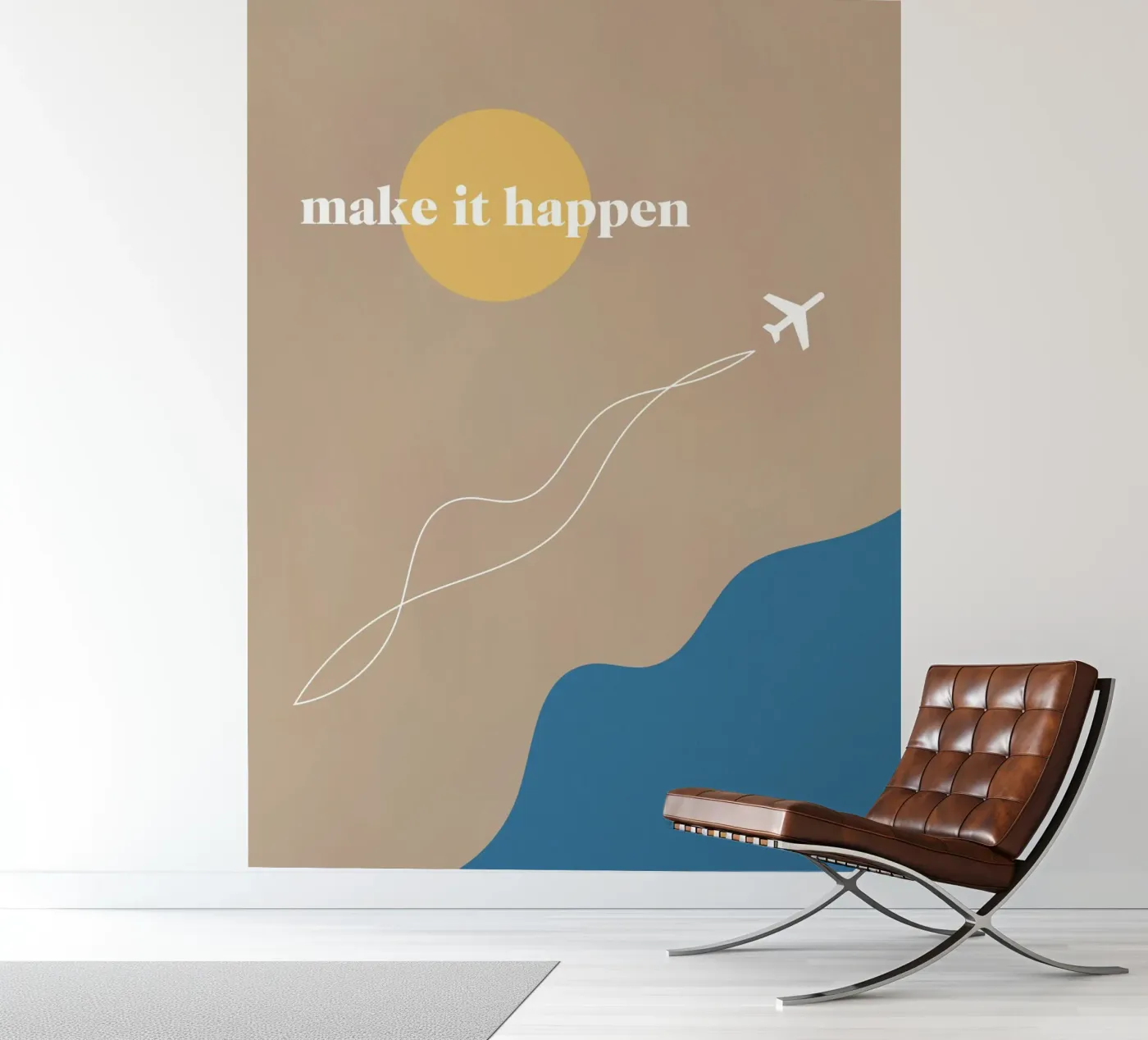 make it happen fotobehang van natural neutral