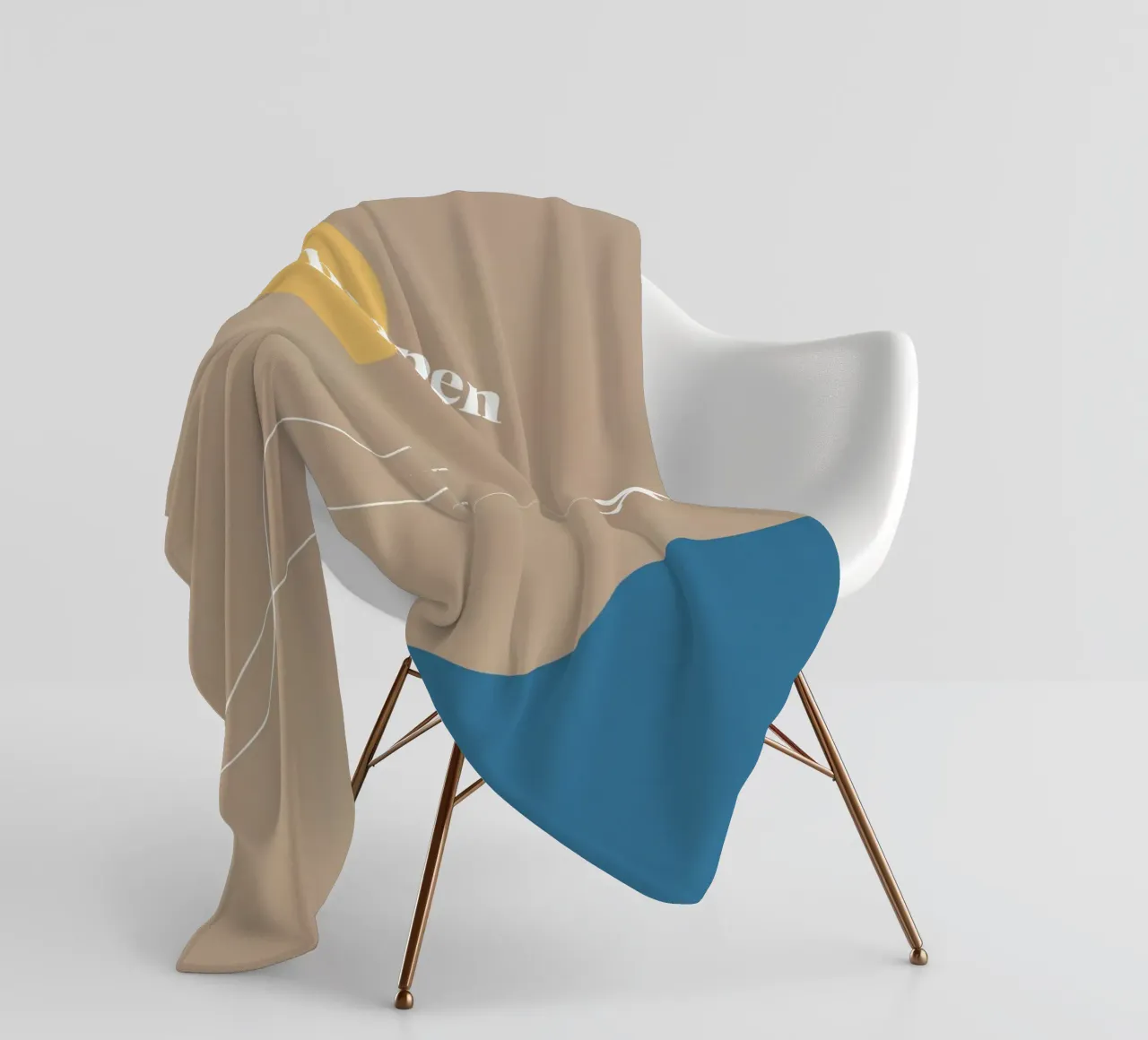 make it happen Fleecedecke von natural neutral