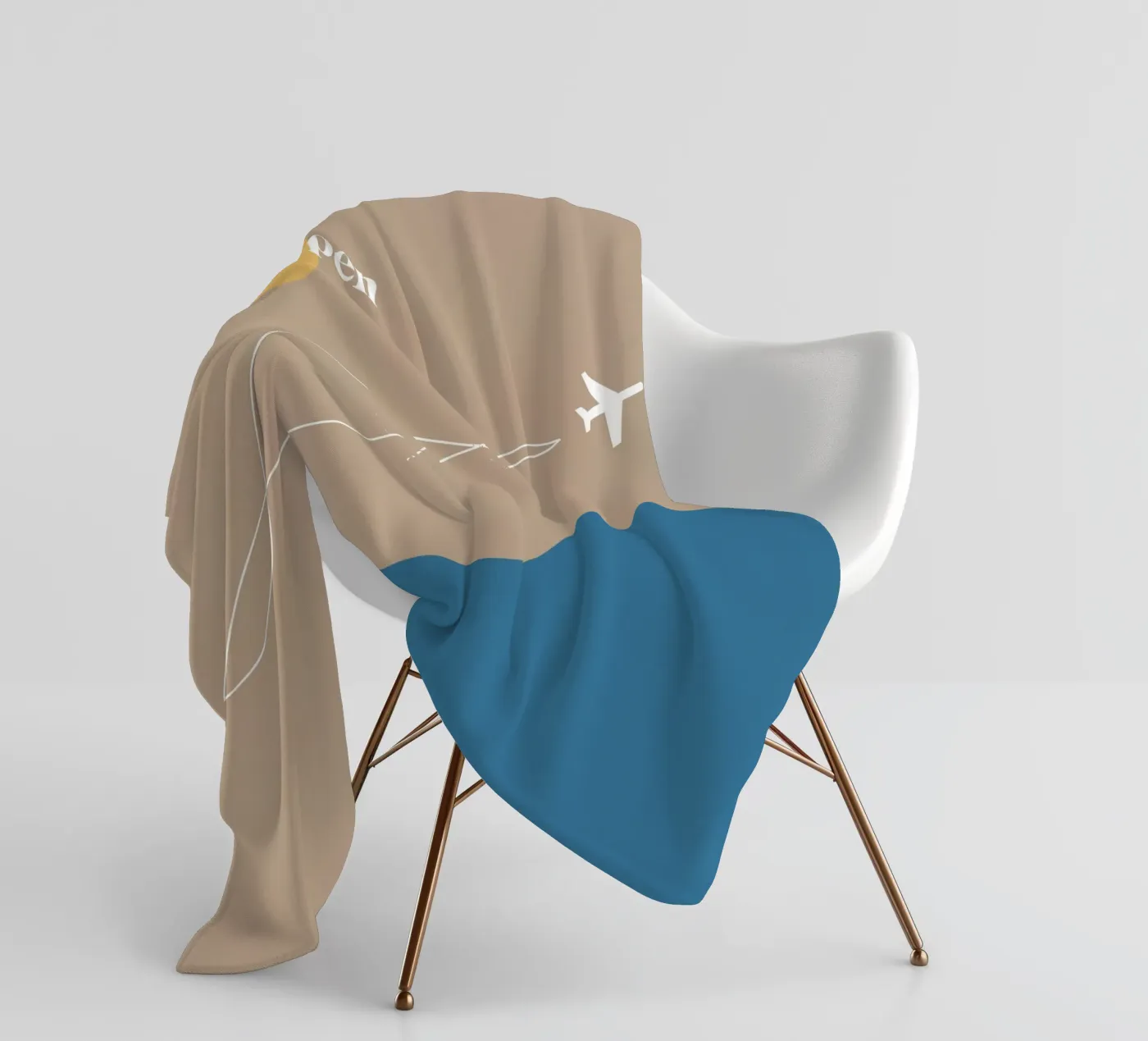 make it happen Fleecedecke von natural neutral