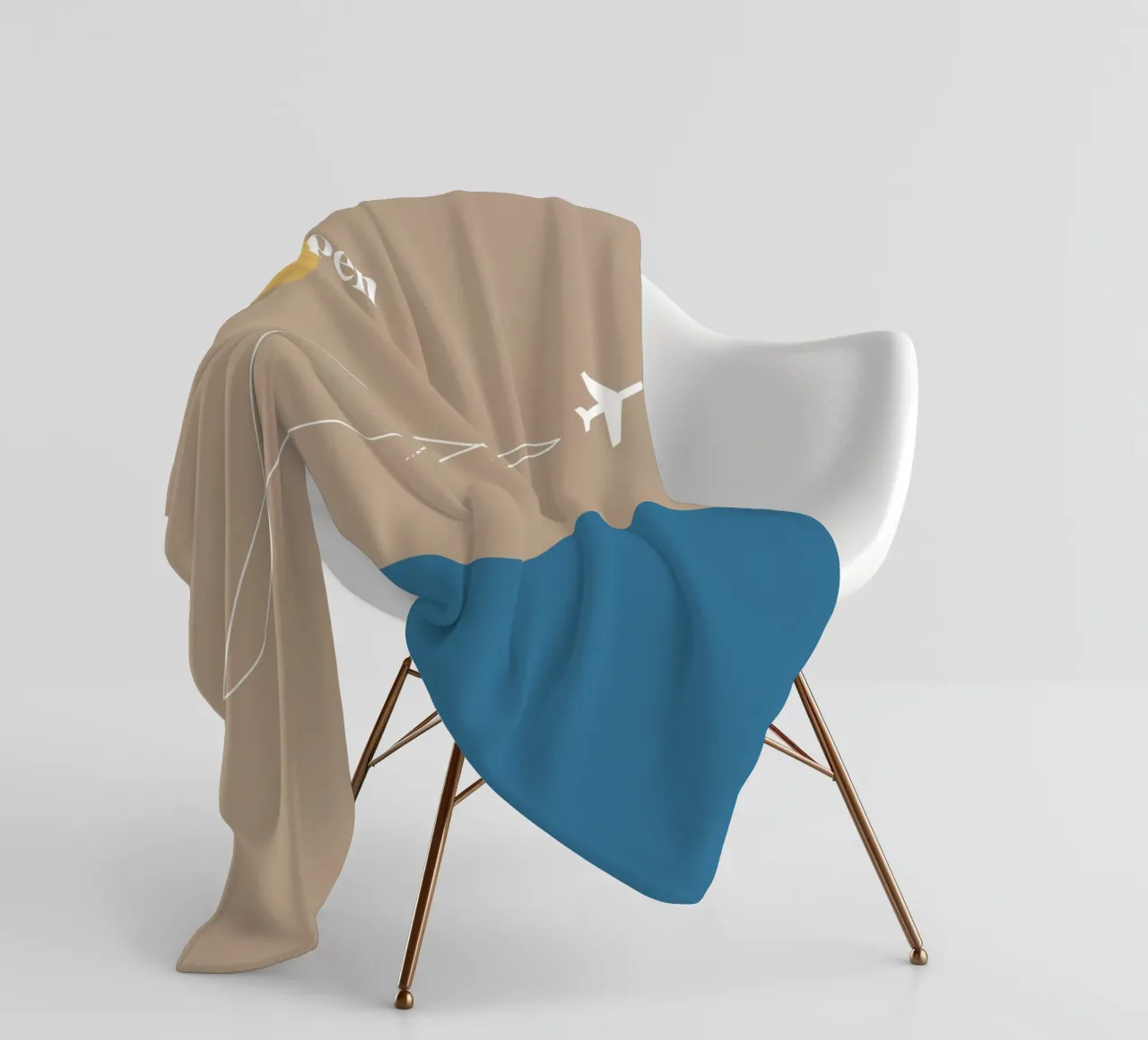 make it happen Fleecedecke von natural neutral