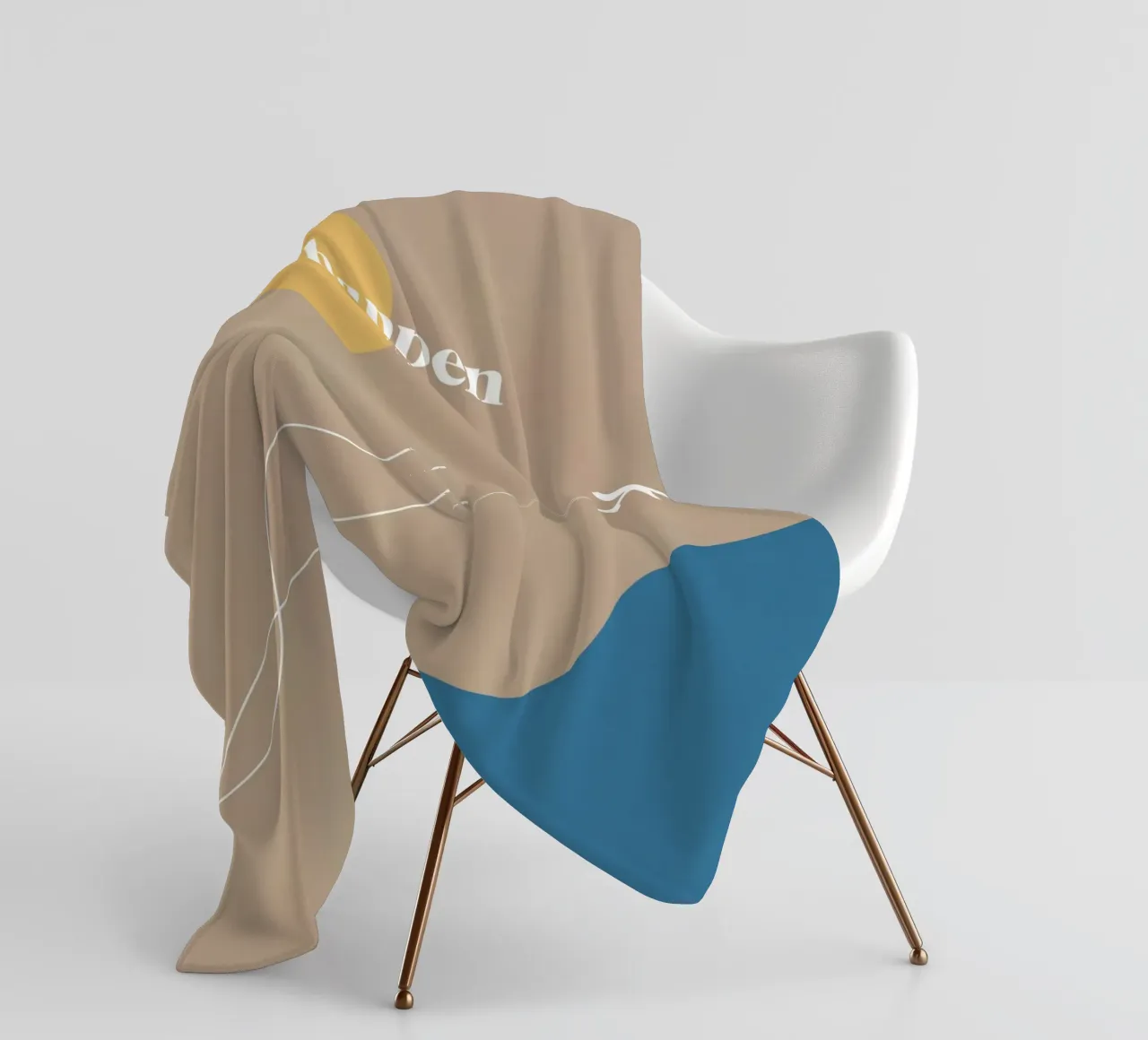 make it happen Fleecedecke von natural neutral