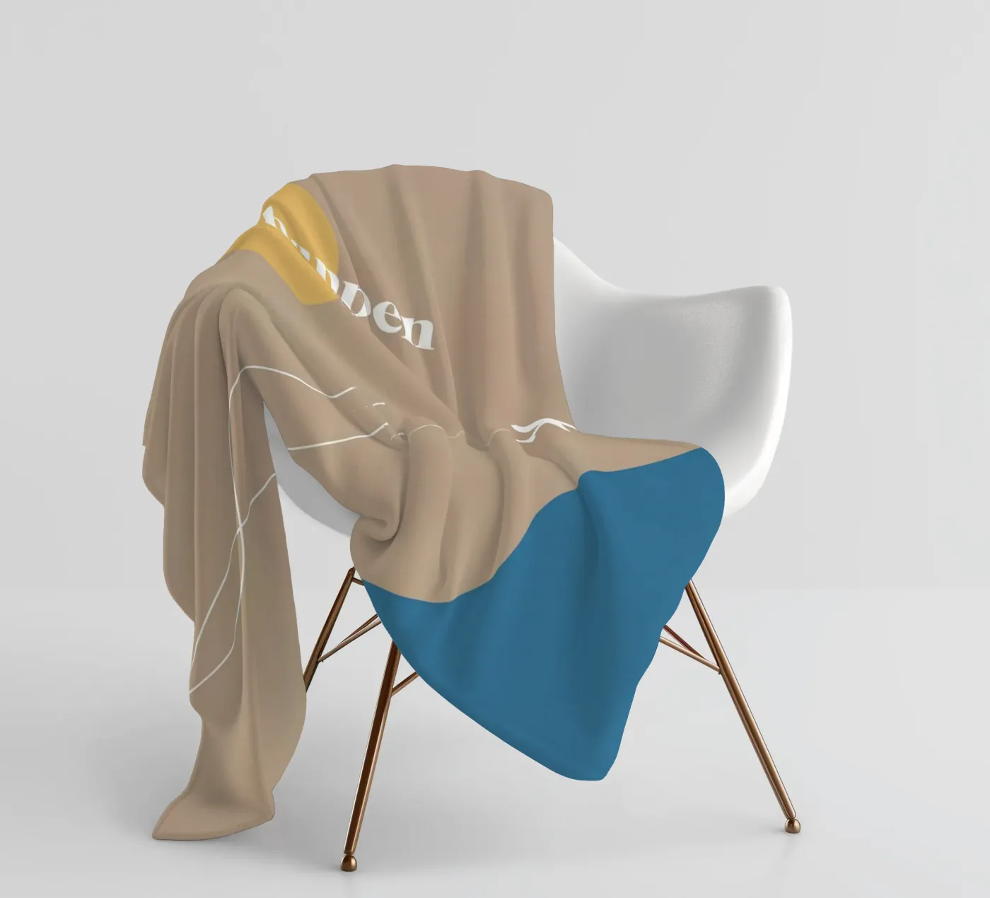 make it happen Fleecedecke von natural neutral