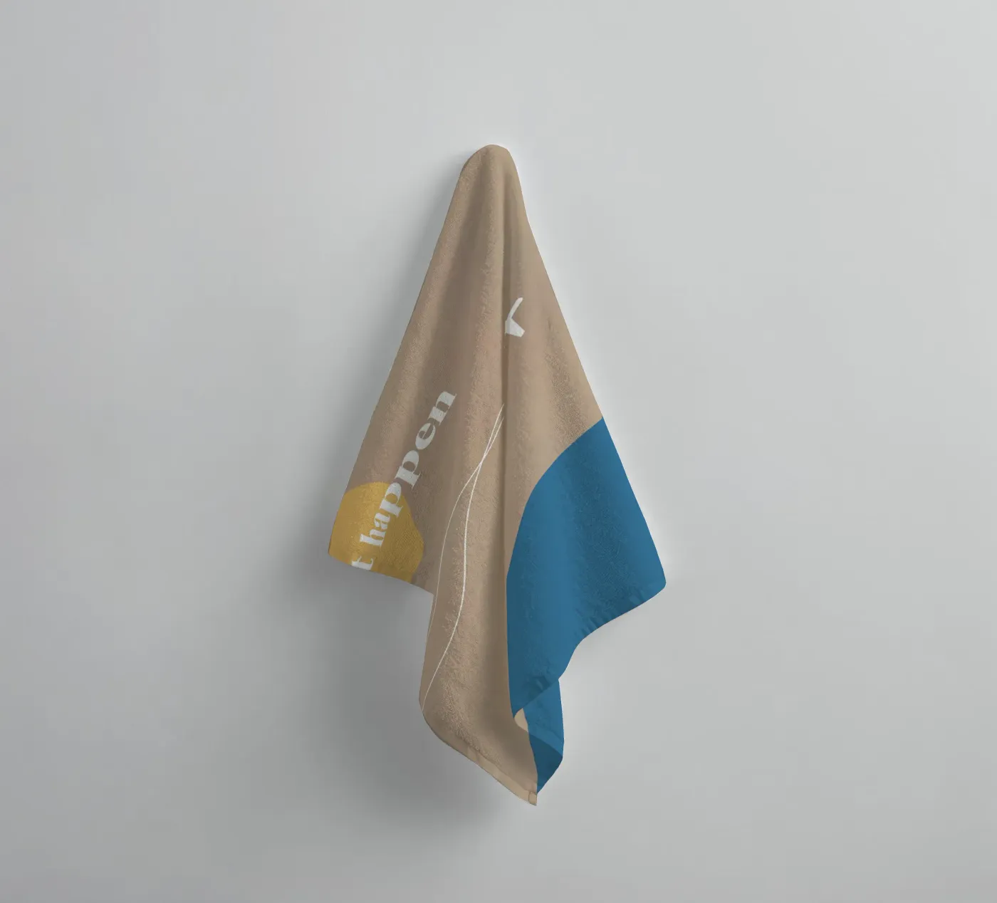 make it happen towel by natural neutral