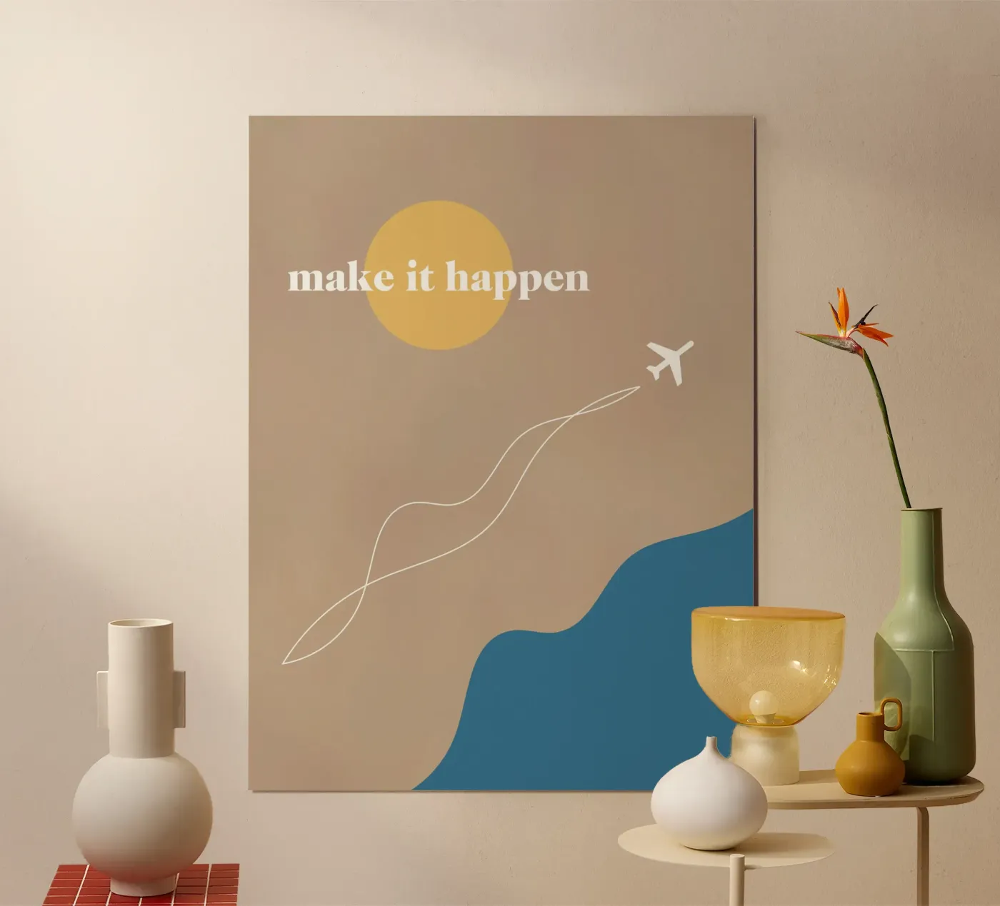 make it happen poster da natural neutral