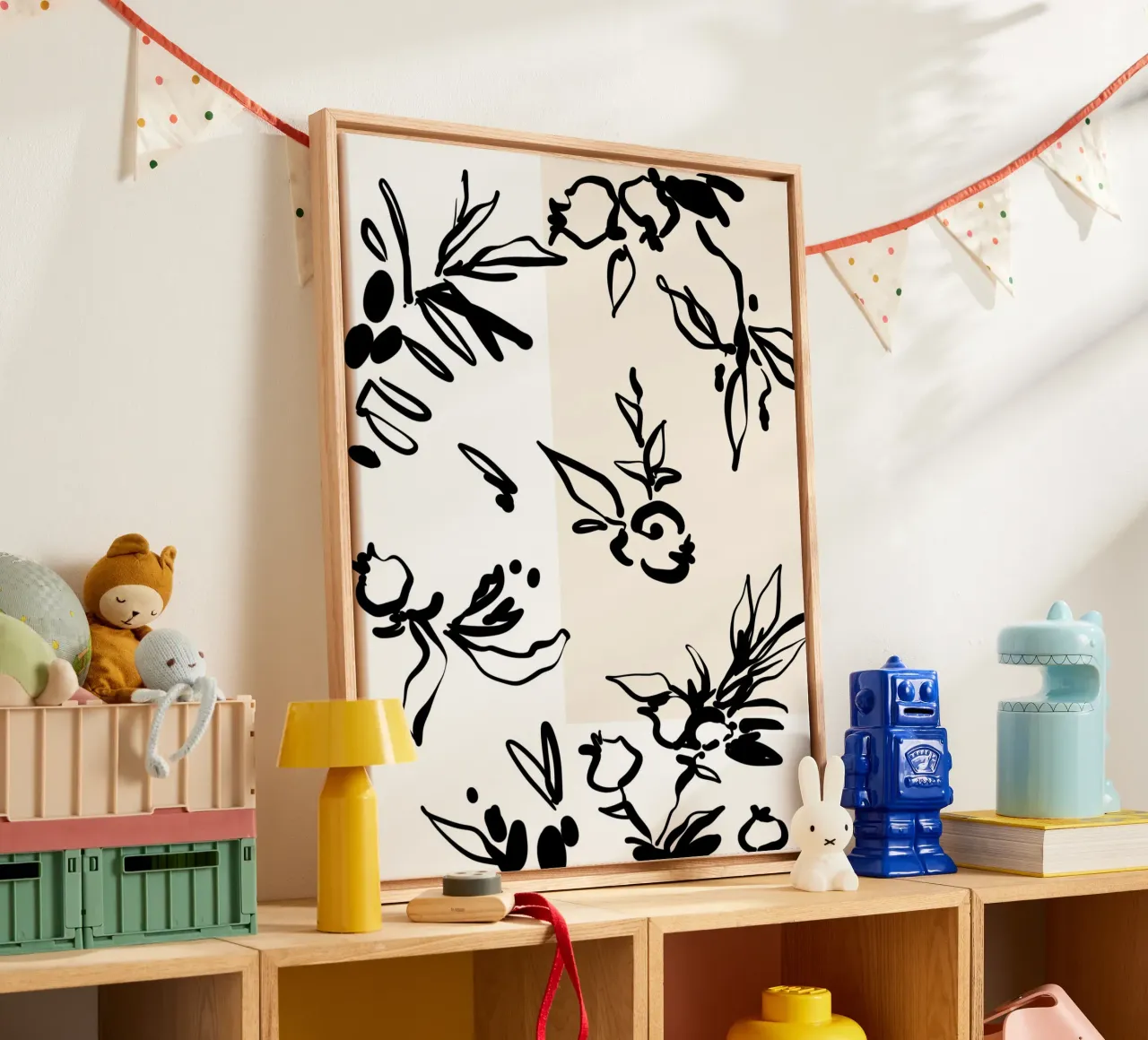 Vie Simple No 136 tela con Cornice a cassetta da treechild