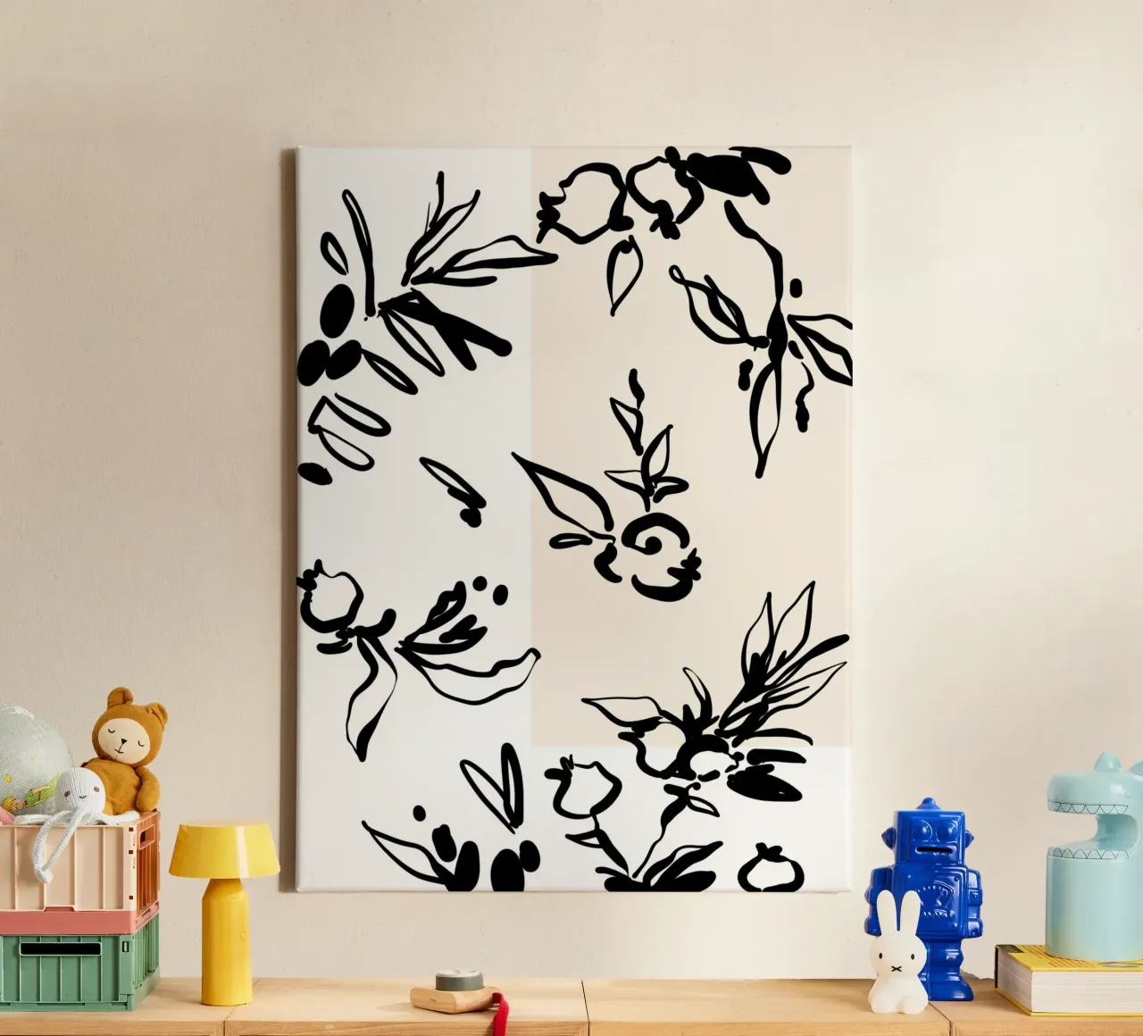 Vie Simple No 136 tela con Cornice a cassetta da treechild