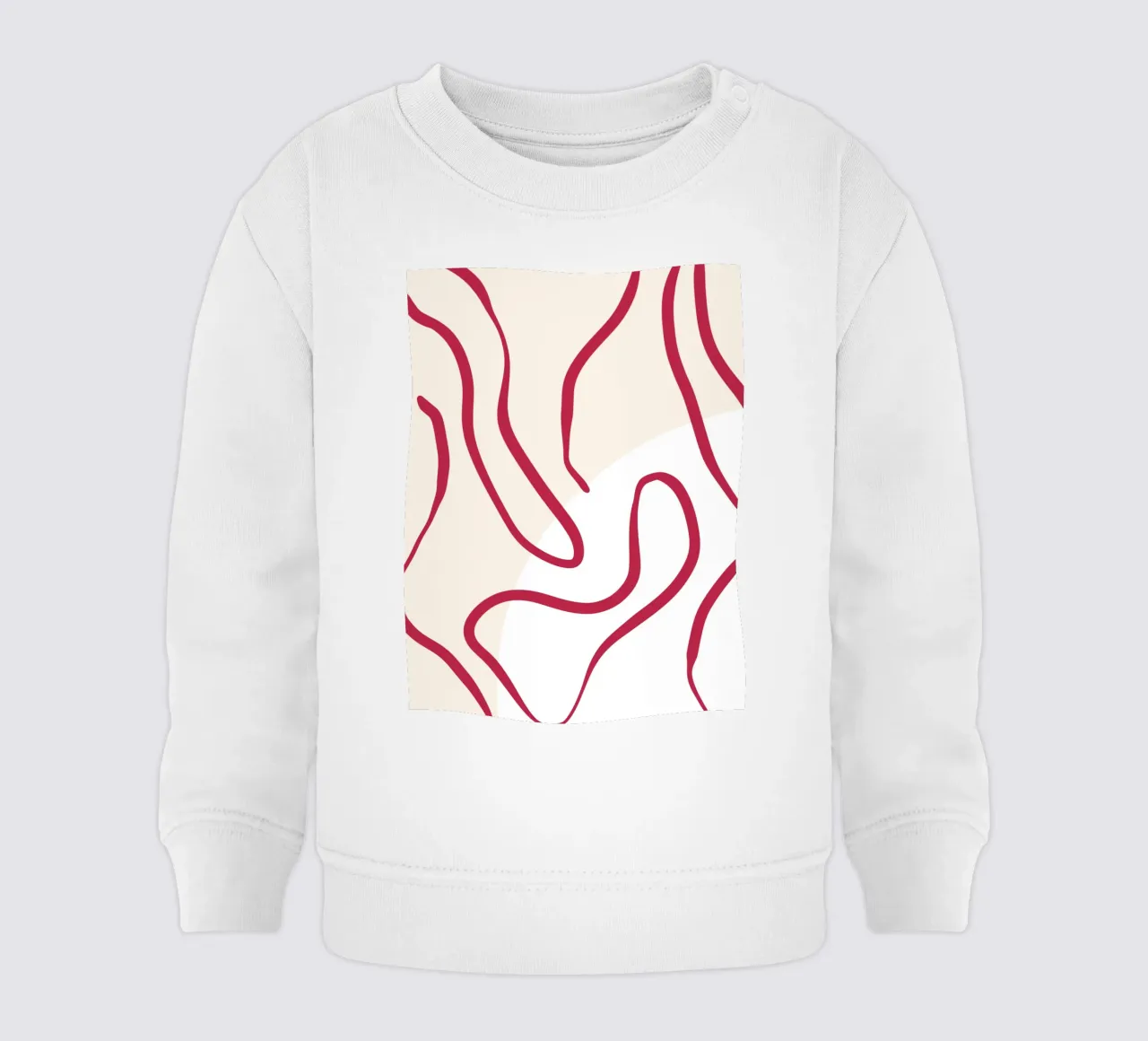 Red Lines felpa neonato da treechild