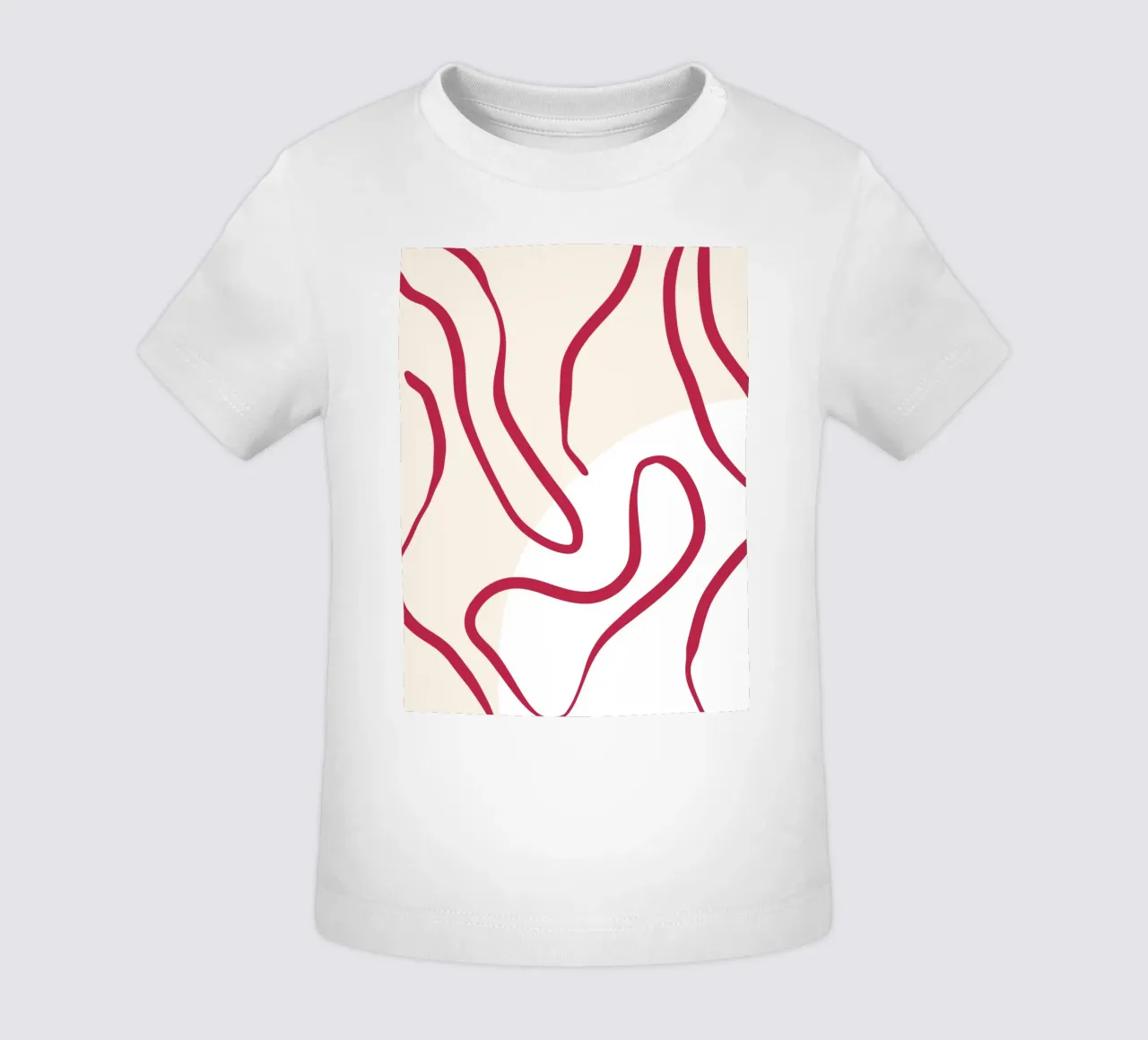 Red Lines maglietta neonato da treechild