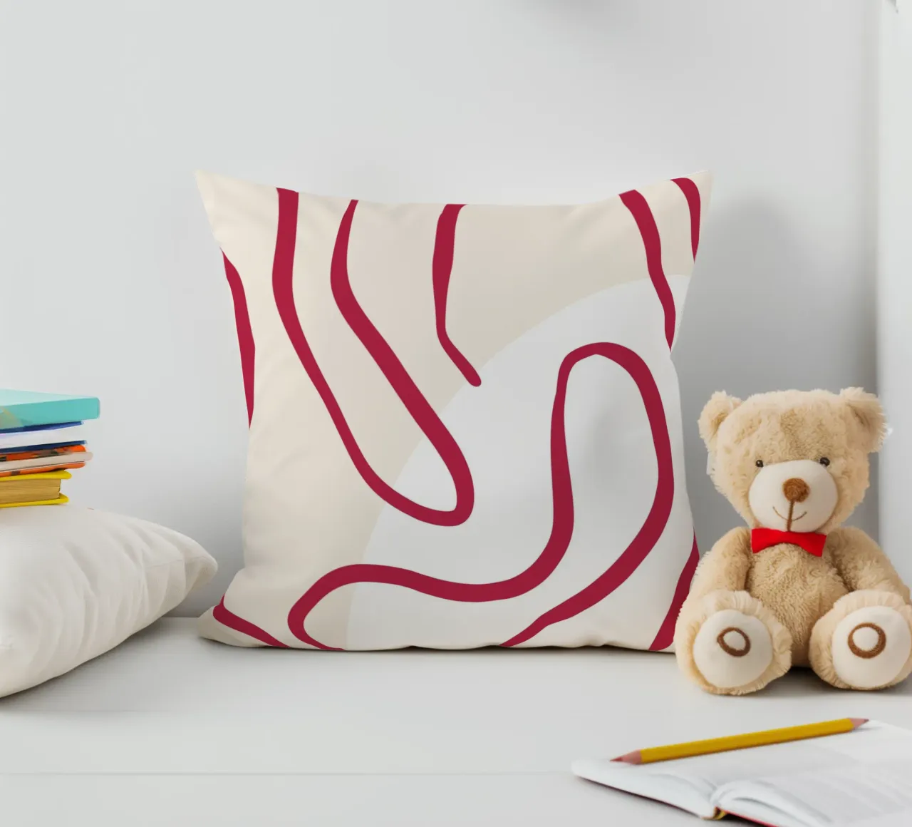 Red Lines cuscino da treechild