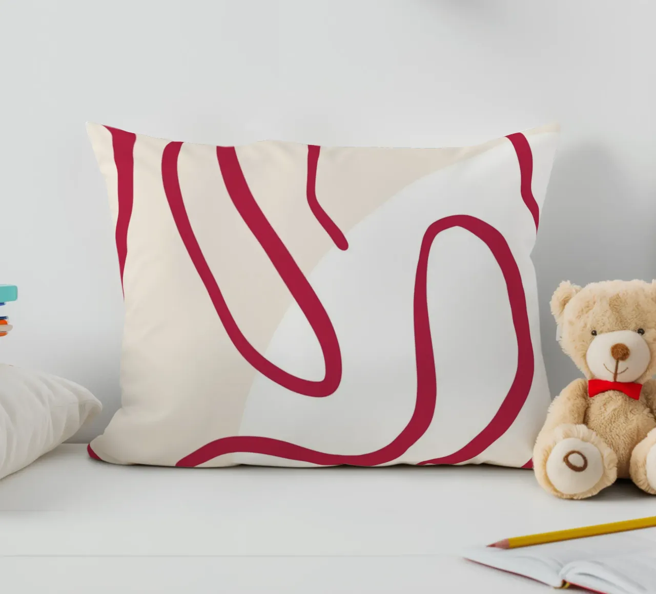 Red Lines cuscino da treechild