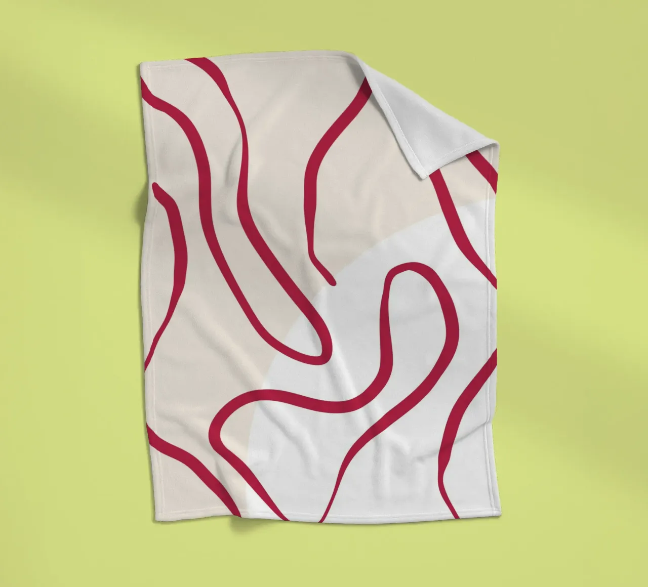 Red Lines coperta in pile da treechild