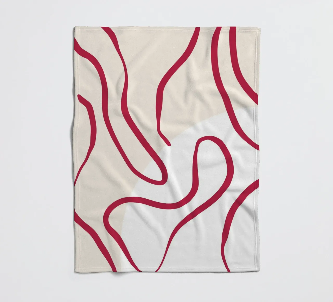 Red Lines coperta in pile da treechild