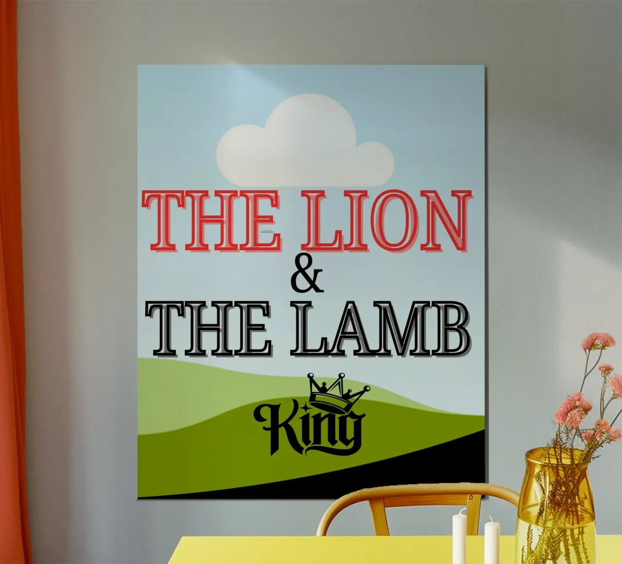 Christian Themed products poster by Lionandlamb