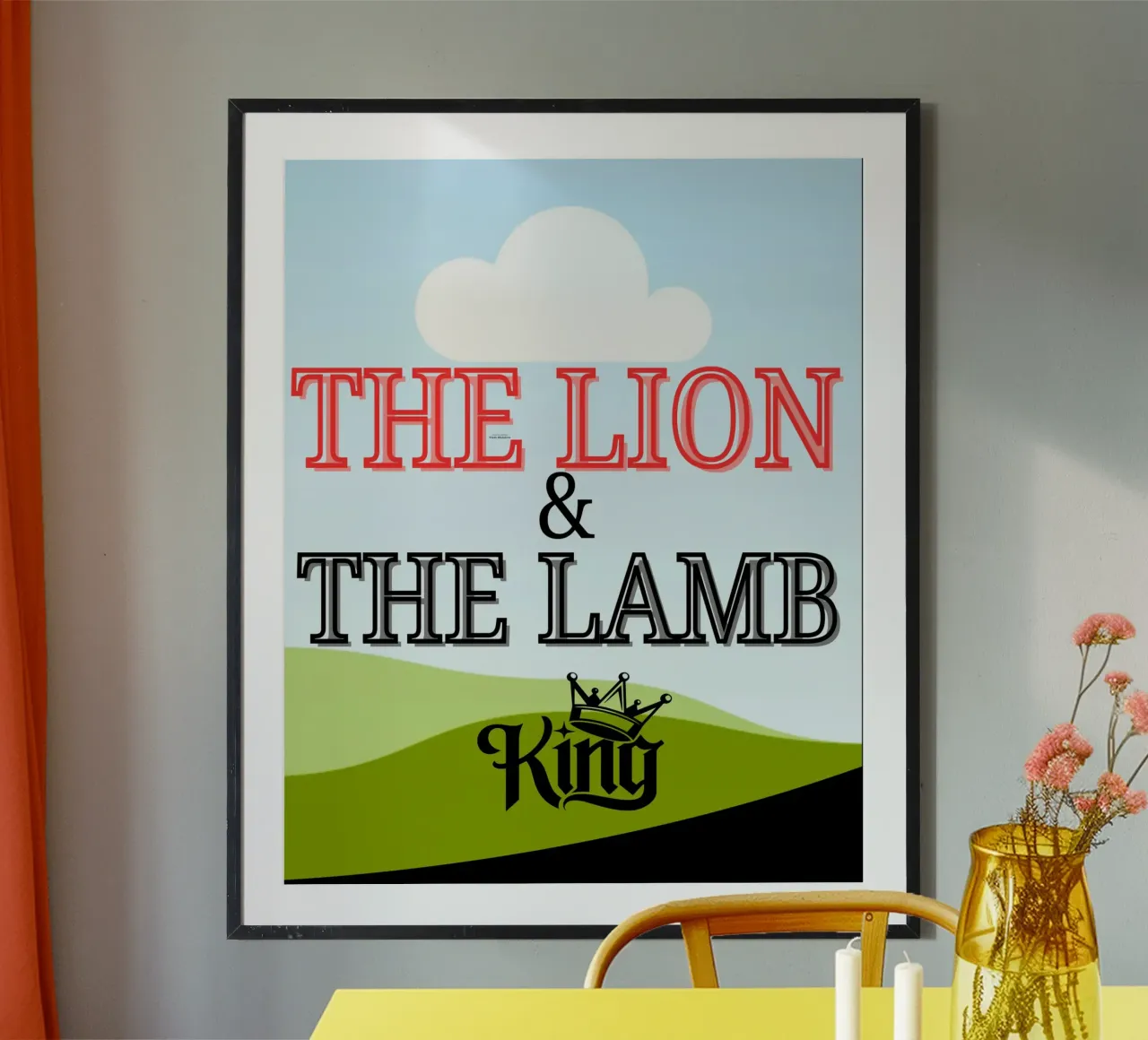 Christian Themed products poster by Lionandlamb