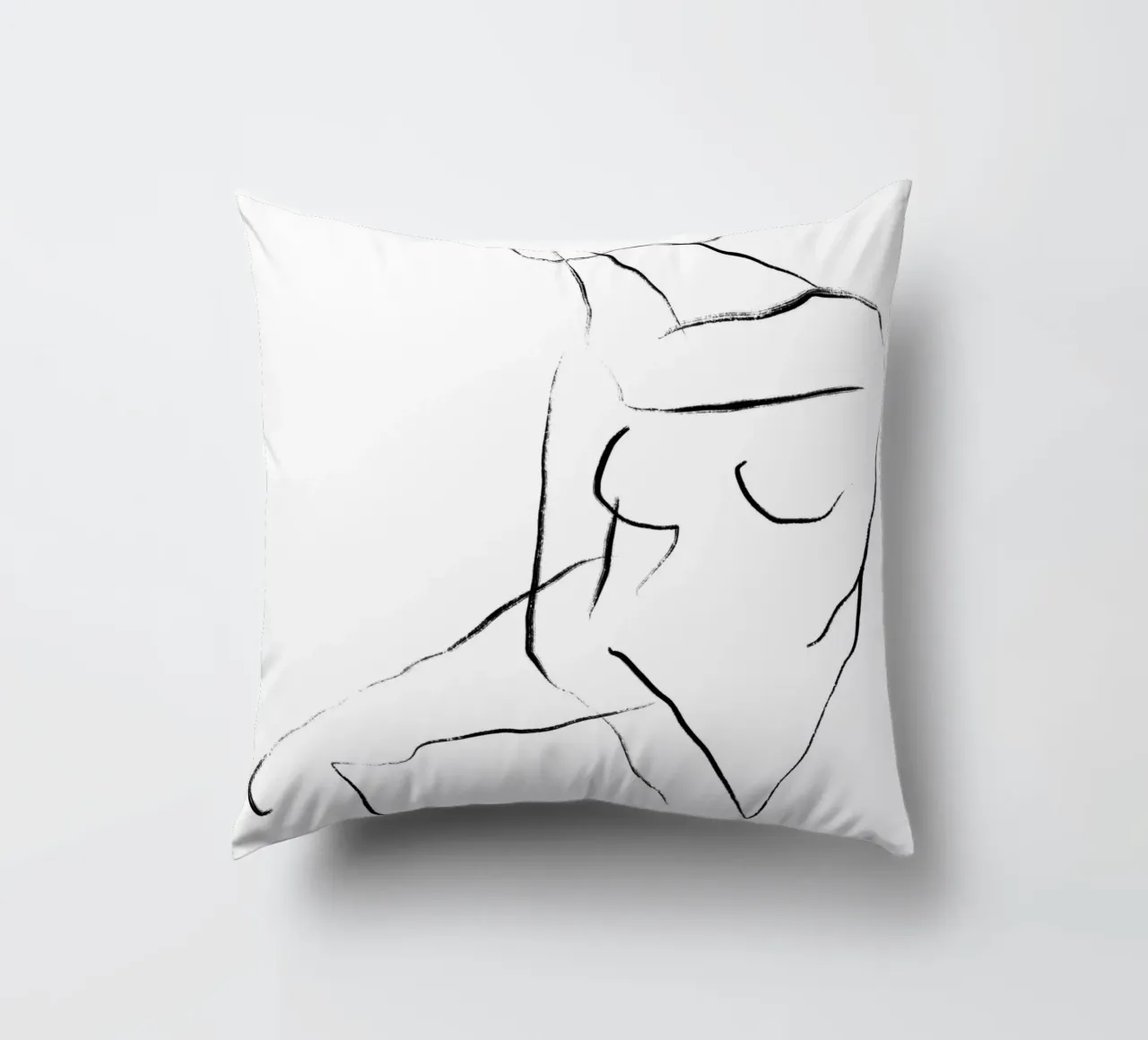 Simple Body Lines cuscino da treechild