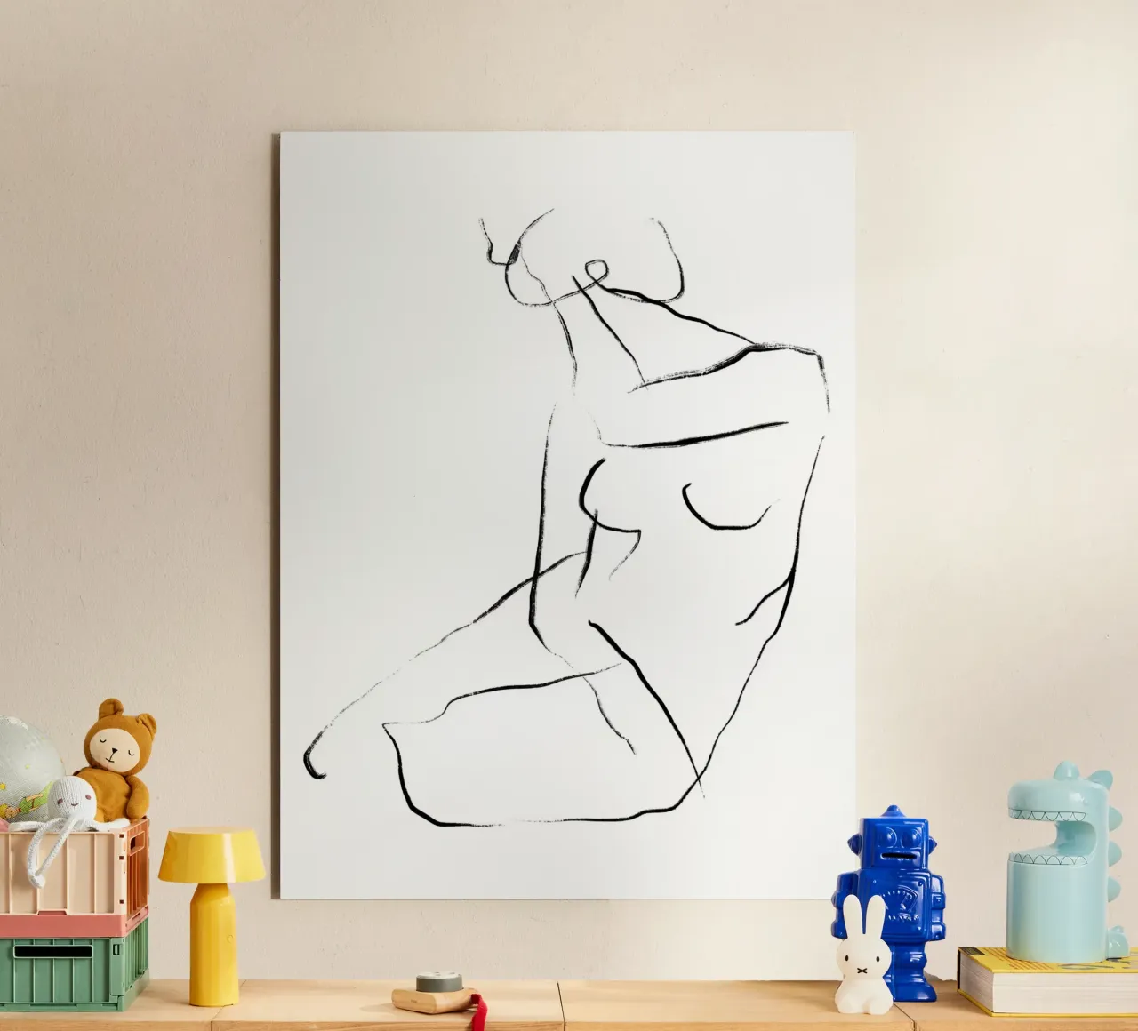 Simple Body Lines alluminio dibond da treechild