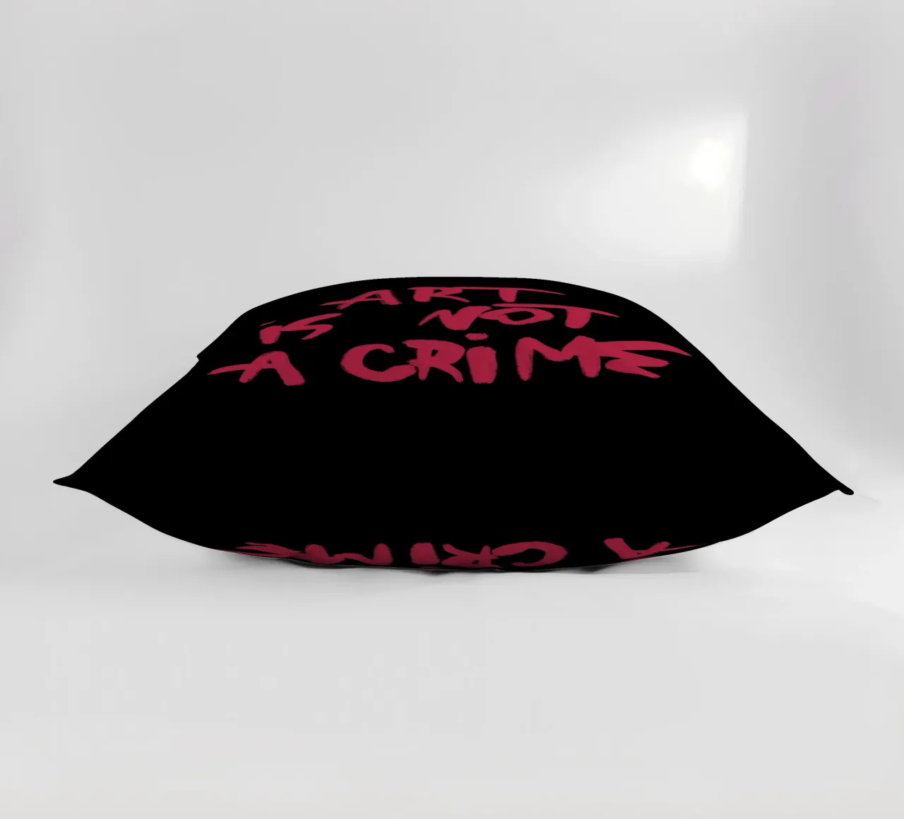 Art Is Not A Crime cuscino da treechild